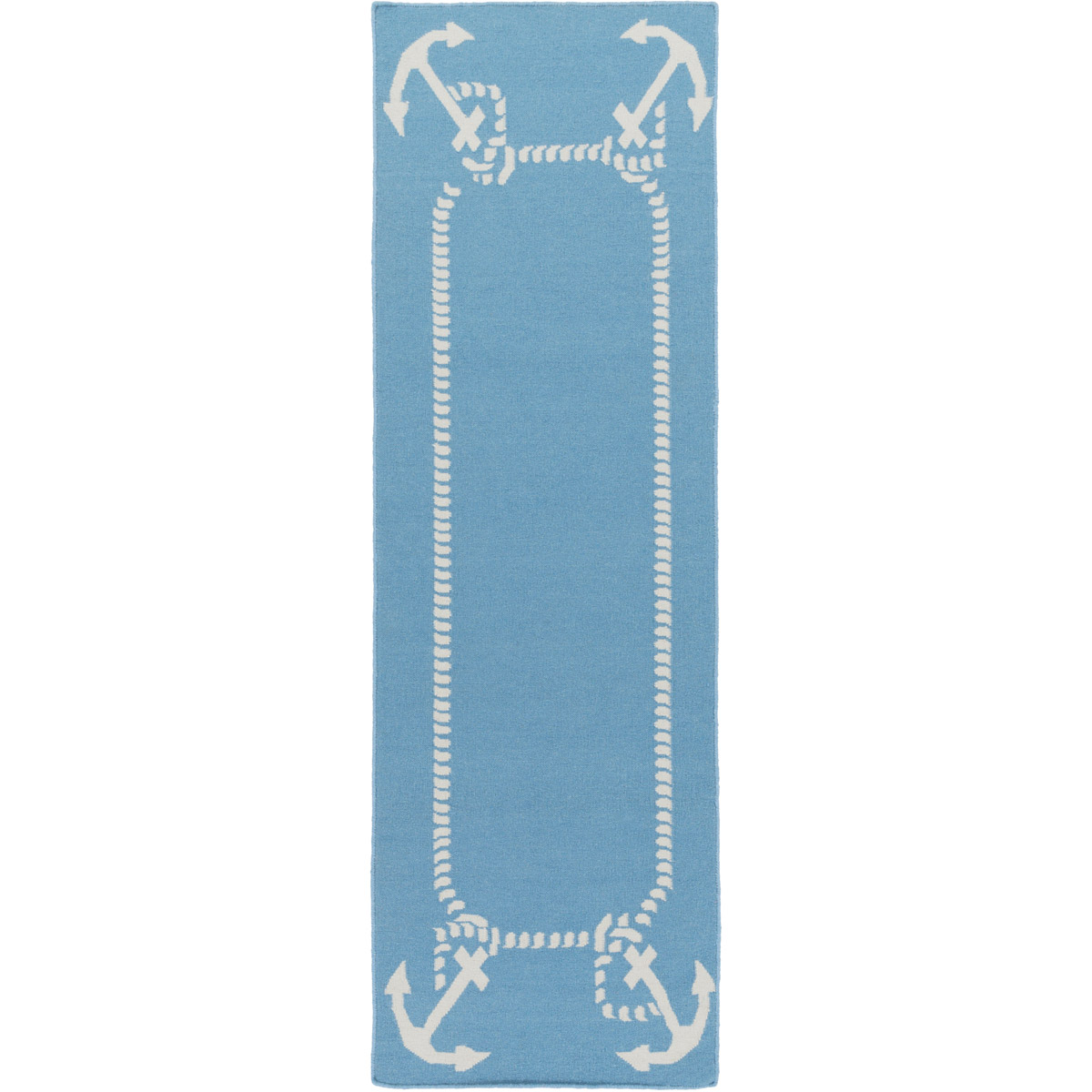 Boardwalk 156 X 108 inch Denim, Khaki Rug