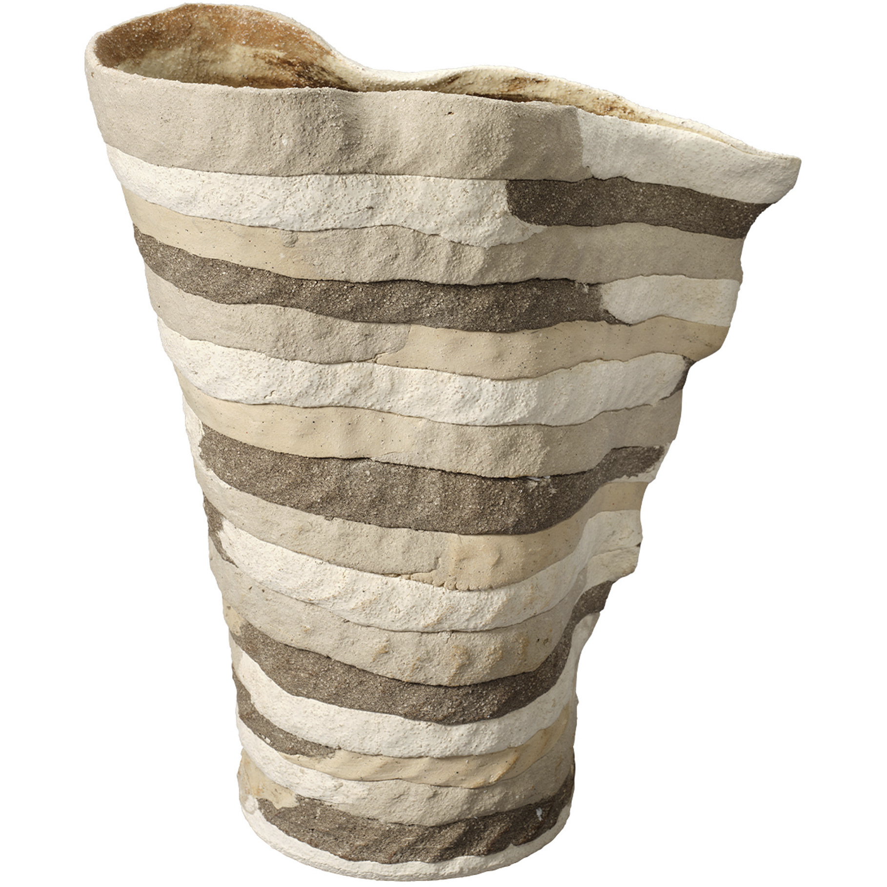 Textile 14 X 12.5 inch Vase, Inline