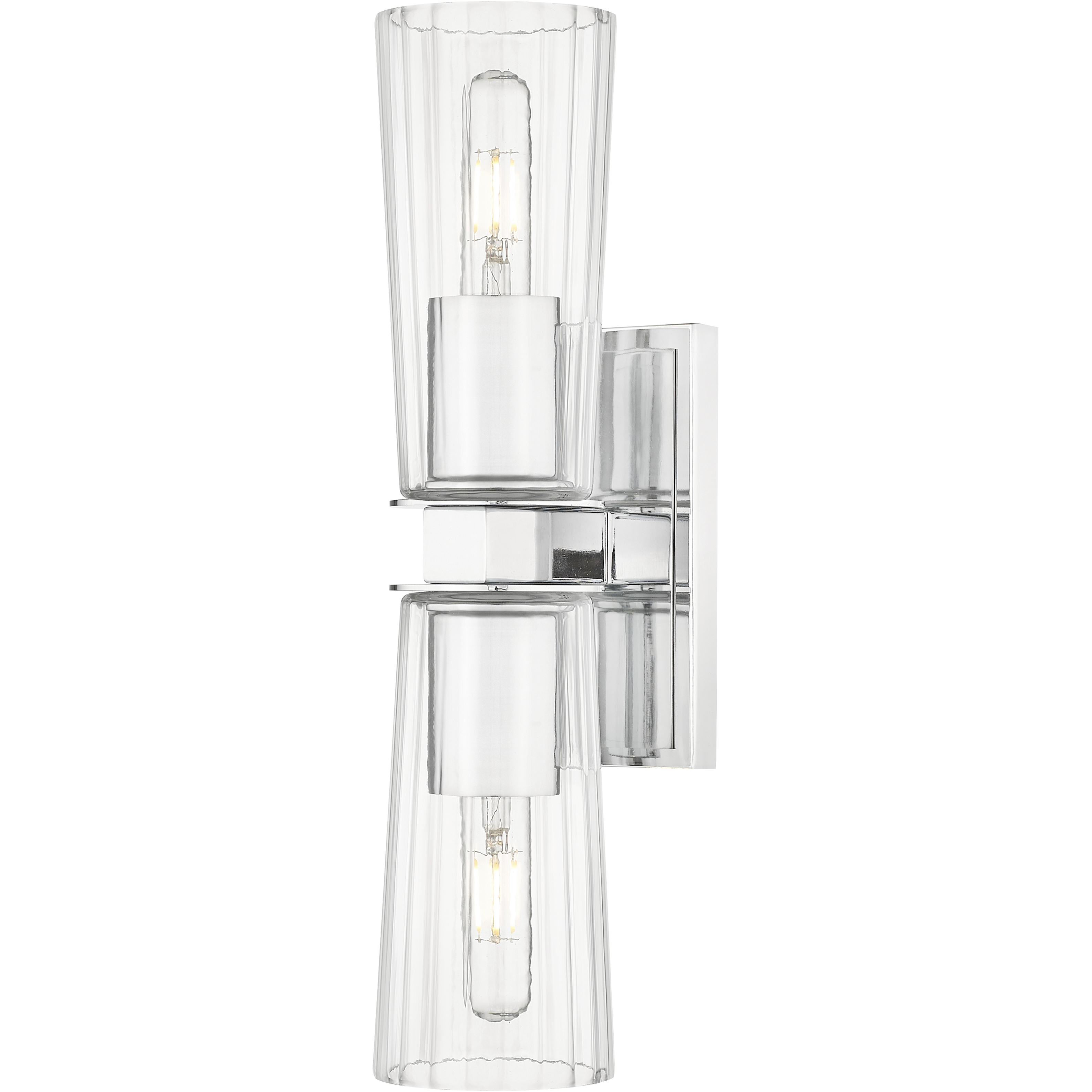 Titus 2 Light 4.5 inch Chrome Wall Sconce Wall Light