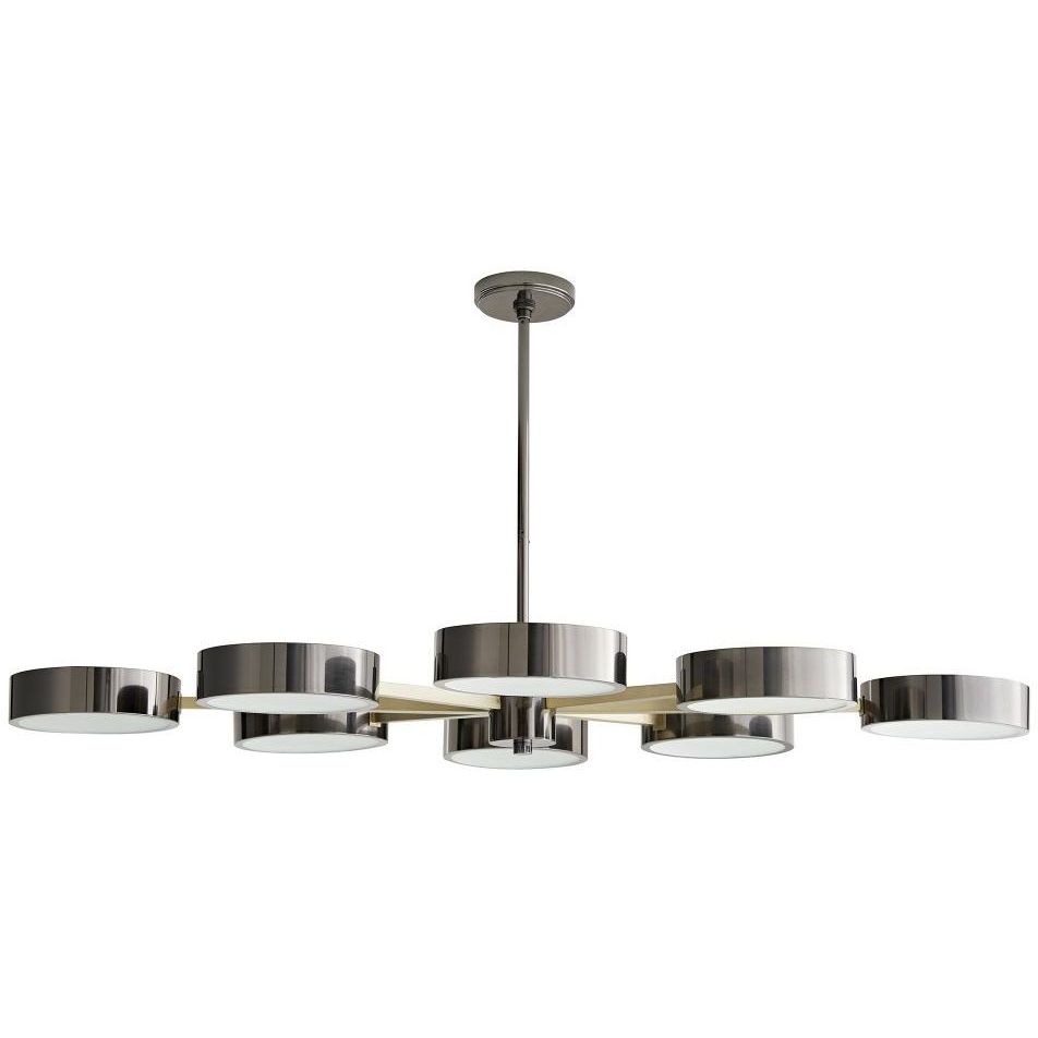 Linus 52 X 7 inch Pale Brass Chandelier Ceiling Light