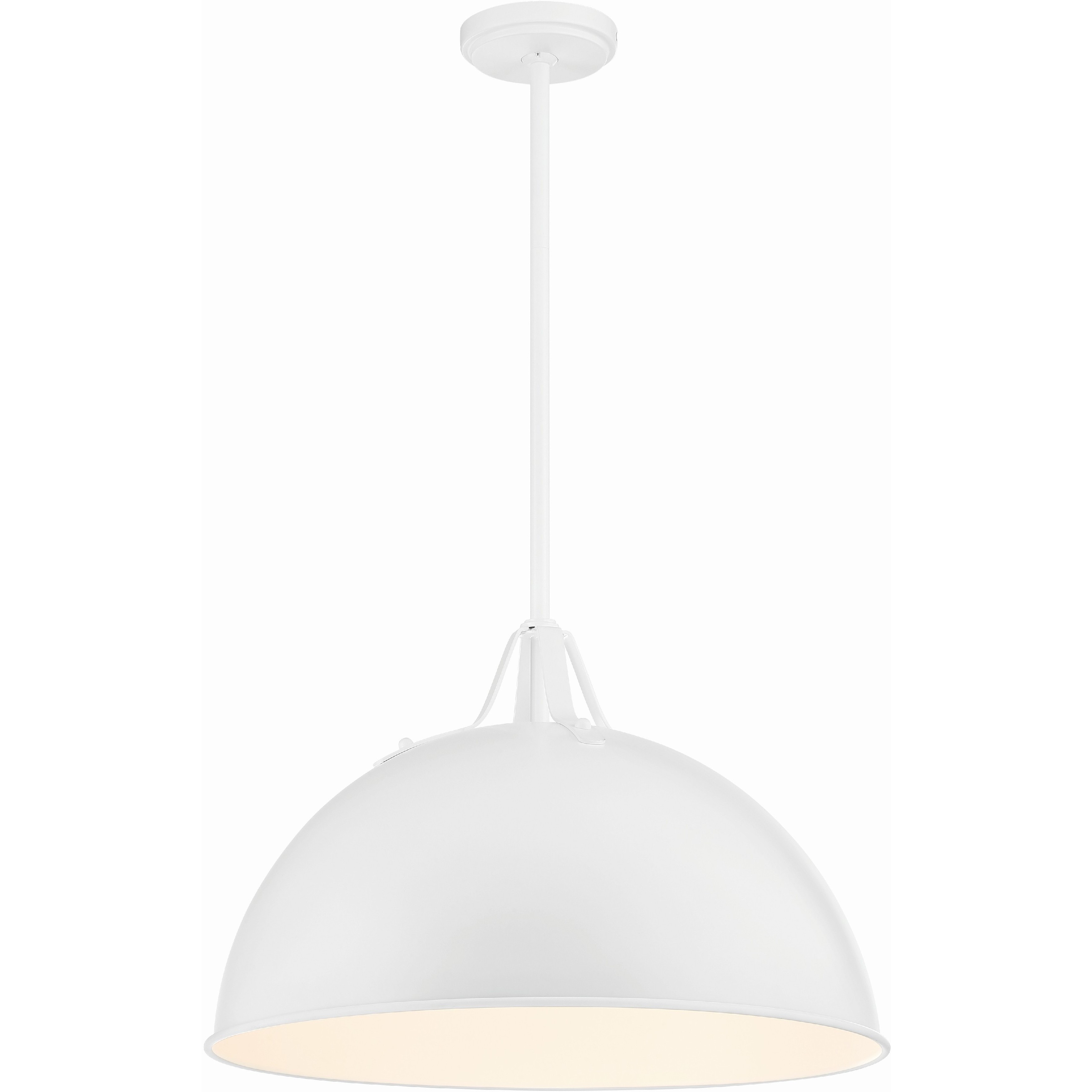 Soto 1 Light 20 inch White Pendant Ceiling Light