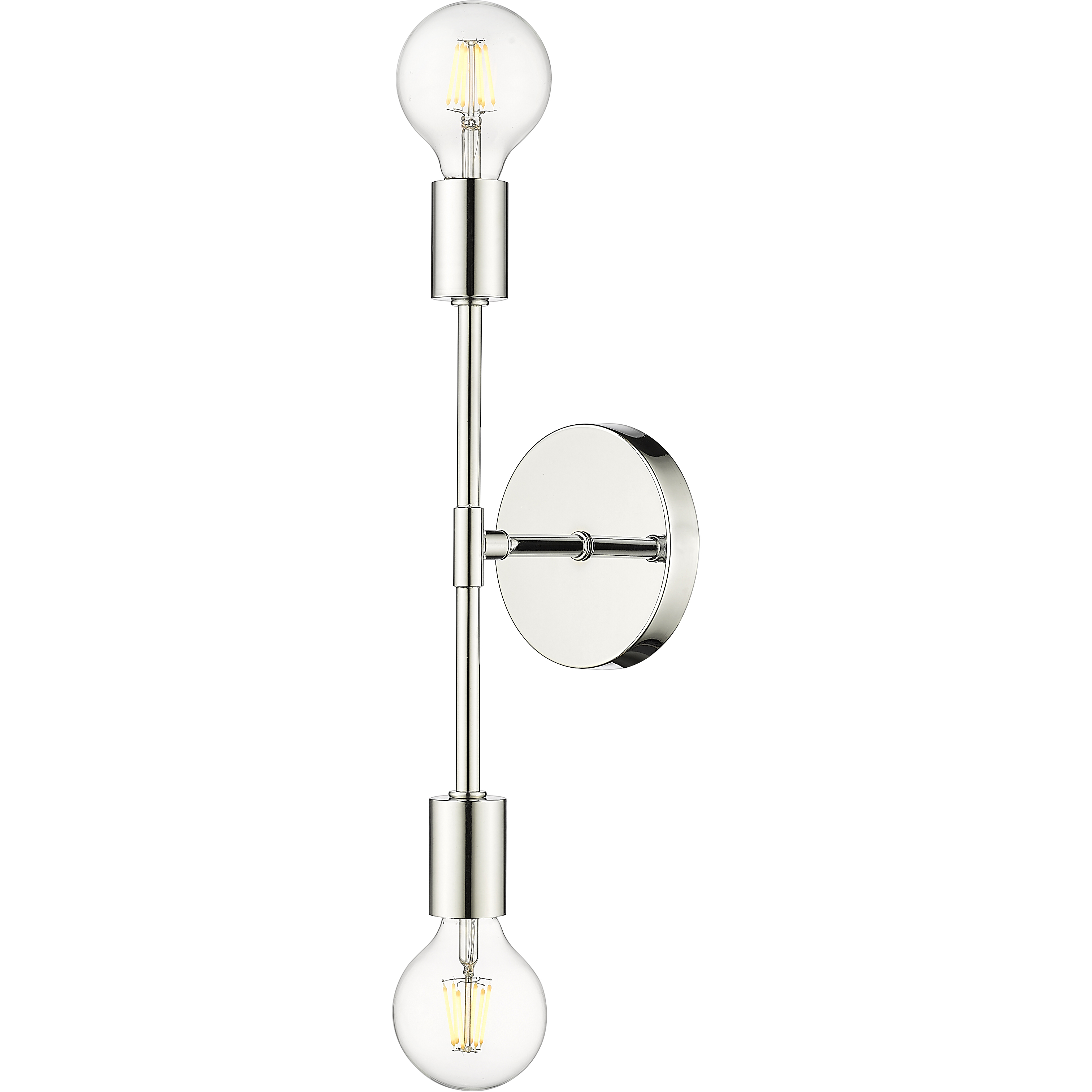 Modernist 2 Light 5 inch Chrome Wall Sconce Wall Light