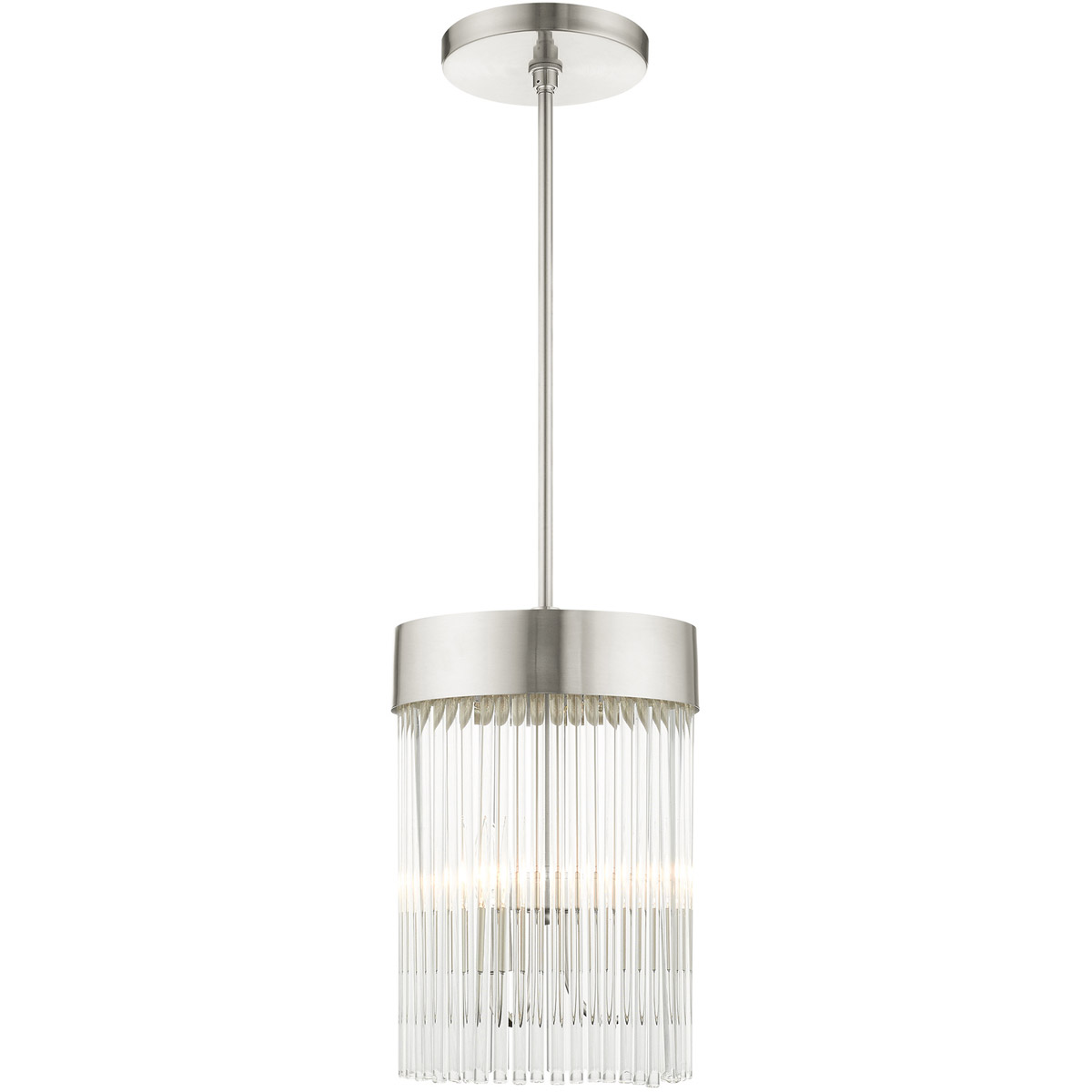 Norwich 3 Light 10 inch Brushed Nickel Chandelier Ceiling Light