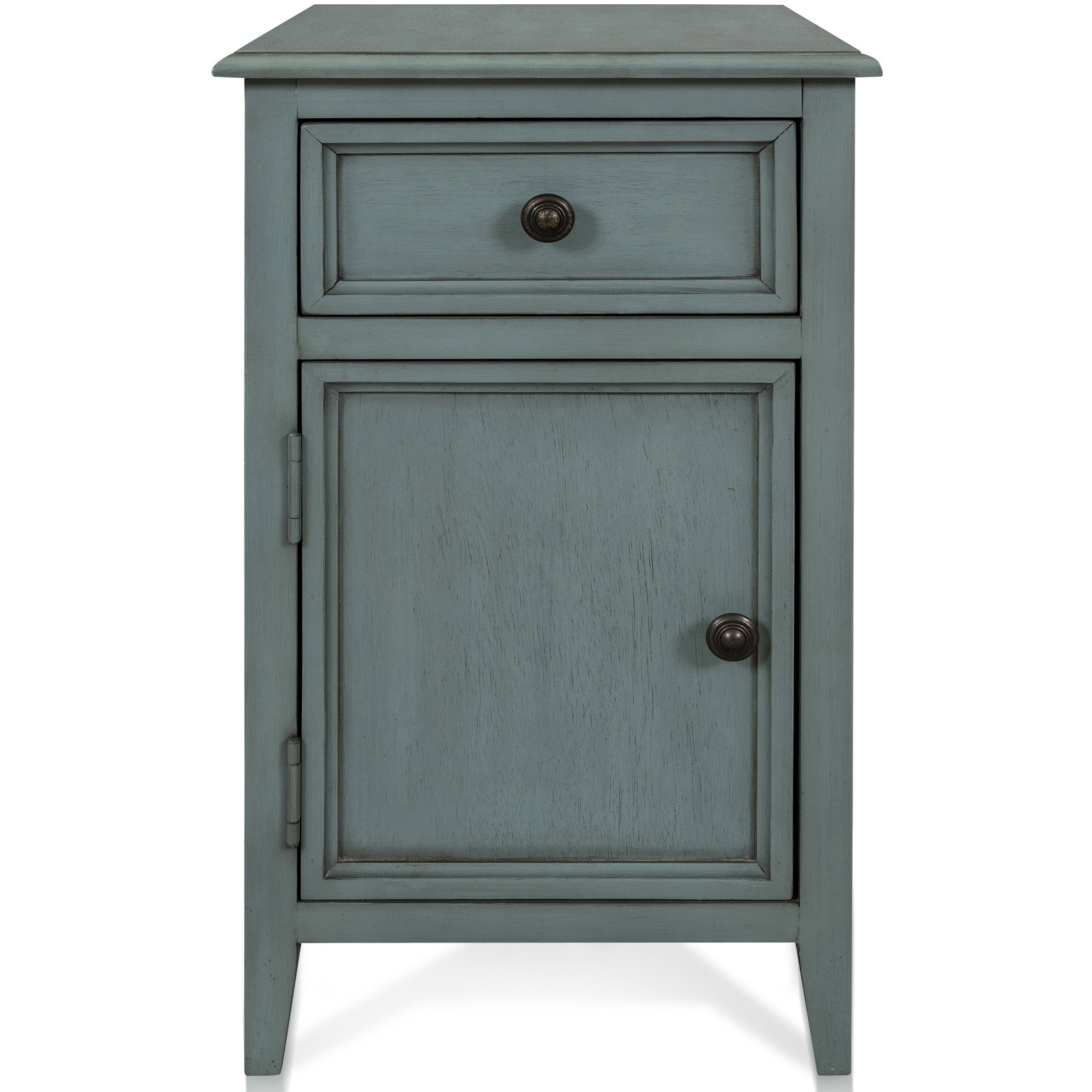 Aged Seafoam 25 X 15 inch Aged Seafoam Wash Side Table