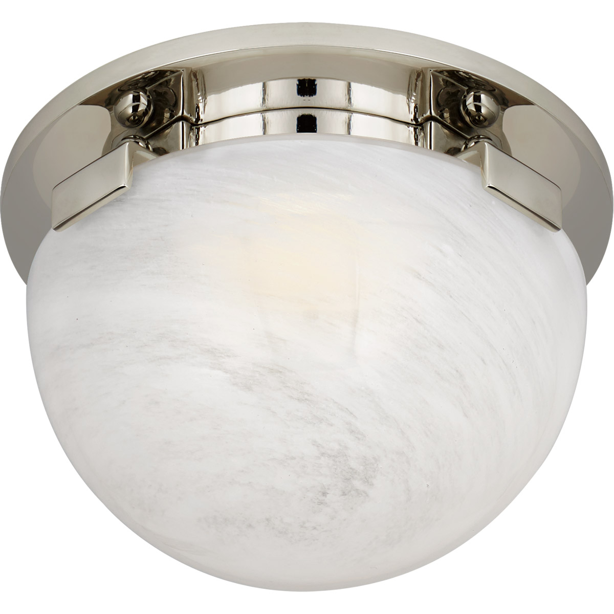 AERIN Serein LED 5.5 inch Polished Nickel Flush Mount Ceiling Light