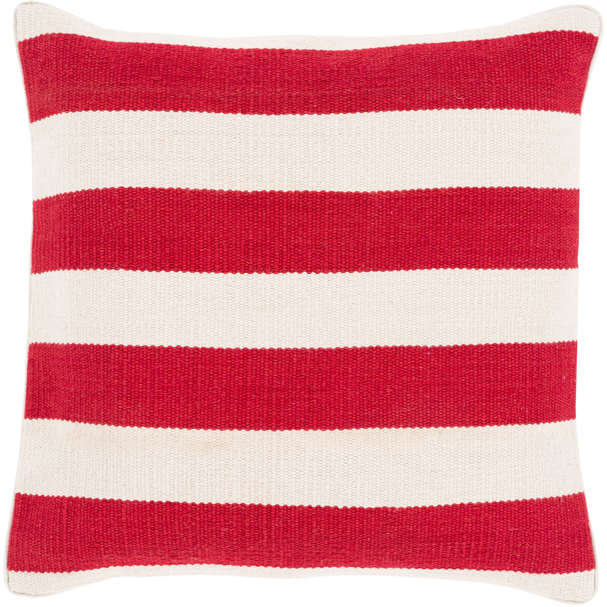 Bold Geo 18 inch Bright Red, Ivory Pillow Kit