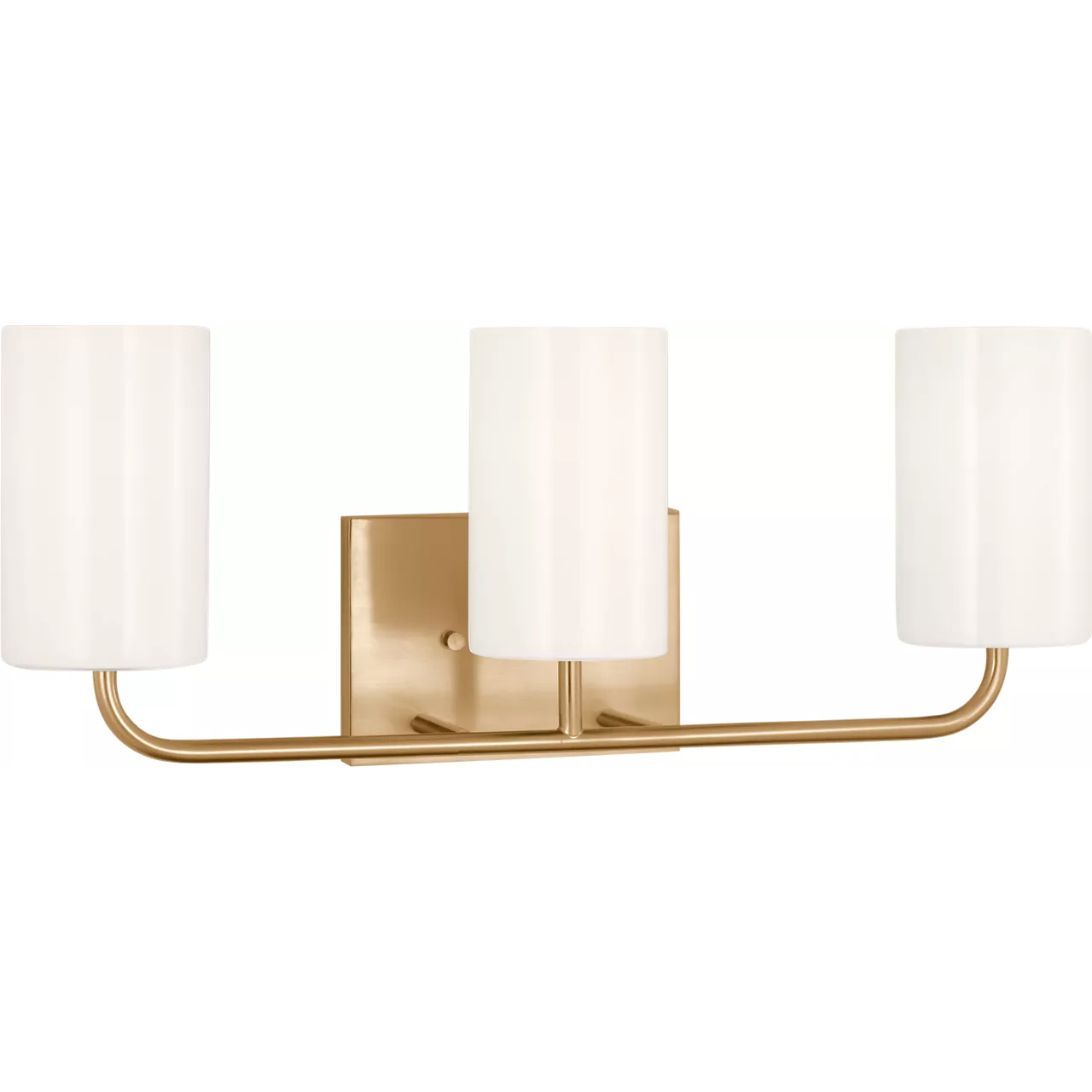 Rhett 3 Light 22 inch Satin Brass Wall Bath Fixture Wall Light