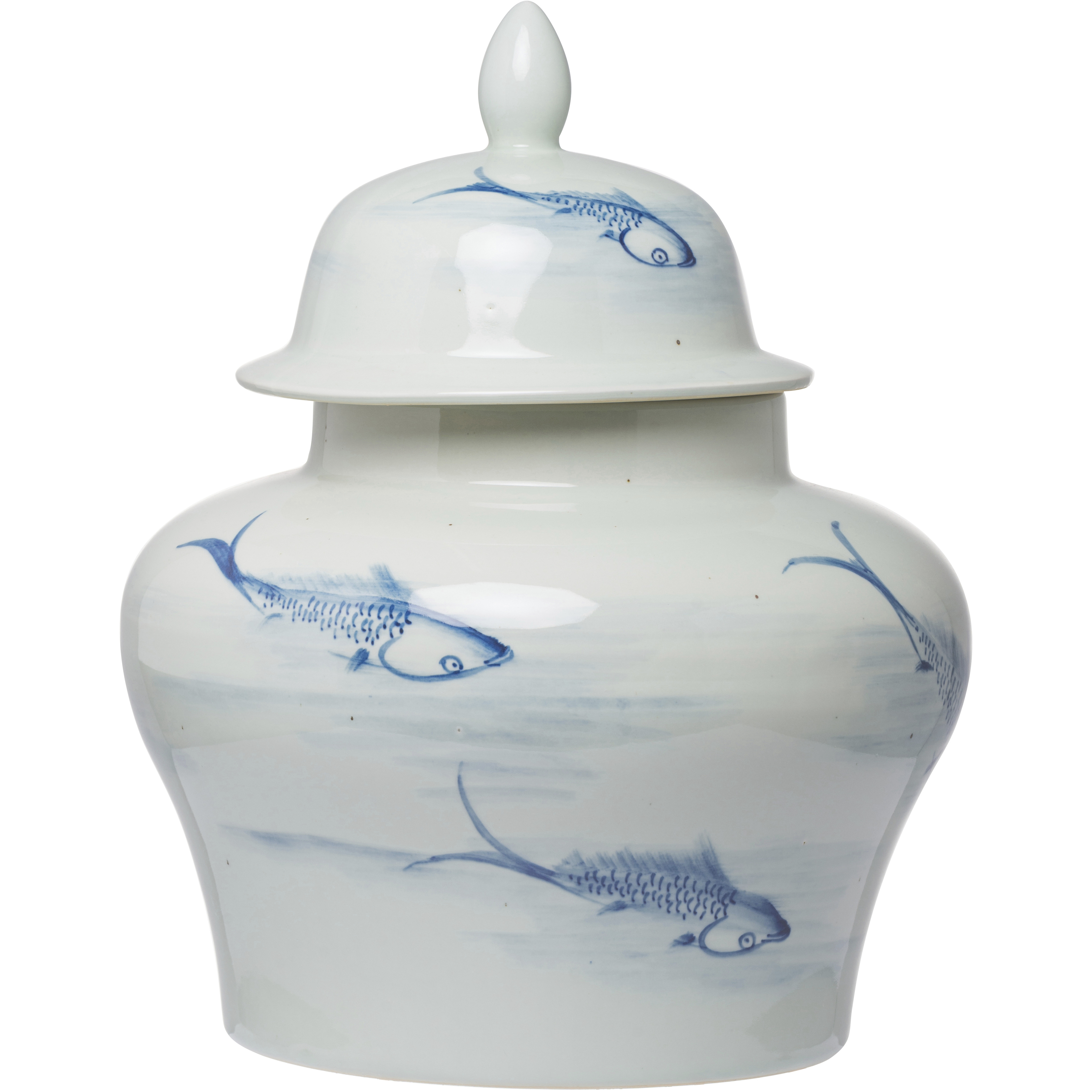 Koi 17.9 X 14 inch Vase