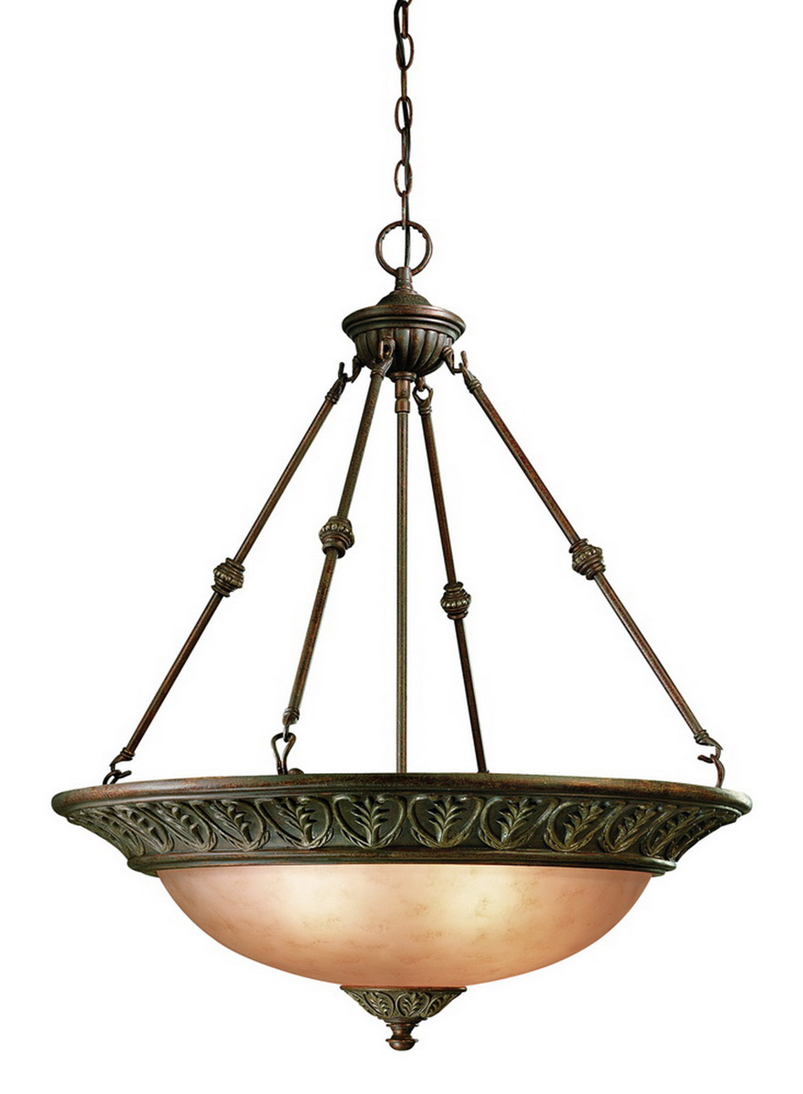 Geneva 3 Light 29.25 inch Sante Fe Pendant Ceiling Light