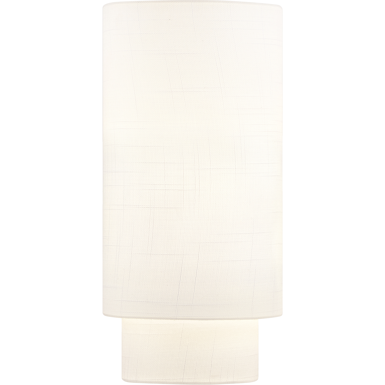Textile Collection - Classic Family 1 Light 6.25 inch White Linen ADA Wall Sconce Wall Light in 4" D x 6.25" W x 13" H, EVOLV