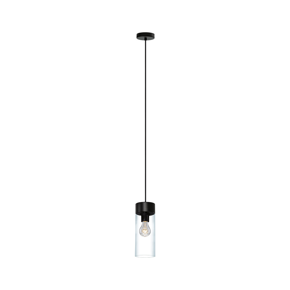 Montey 1 Light 4.5 inch Matte Black Pendant Ceiling Light