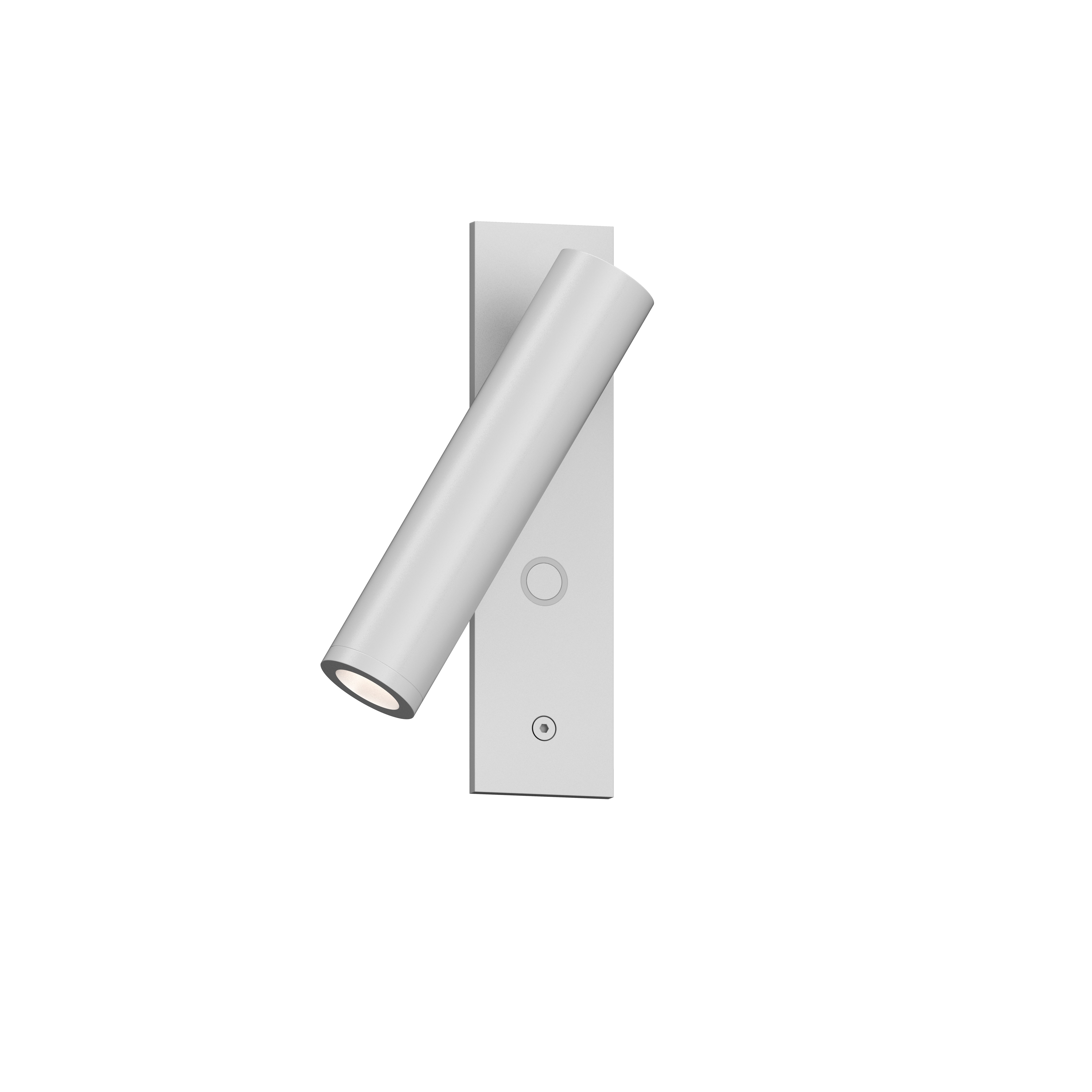 Haim LED Textured White ADA Wall Sconce Wall Light, Plug-In