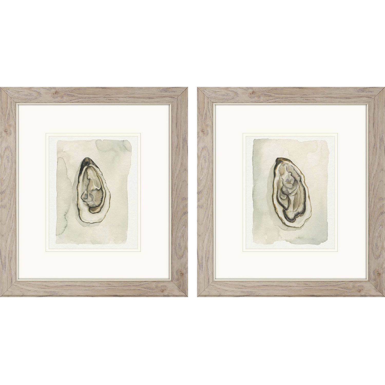 Waterside Gray and Black and Brown and Neutral Framed Art, Propac