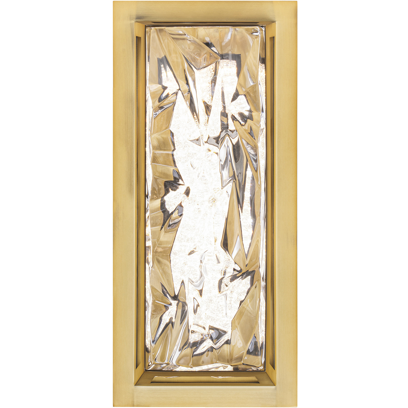 Beyond Drizzle LED 4 inch Aged Brass ADA Wall Sconce Wall Light
