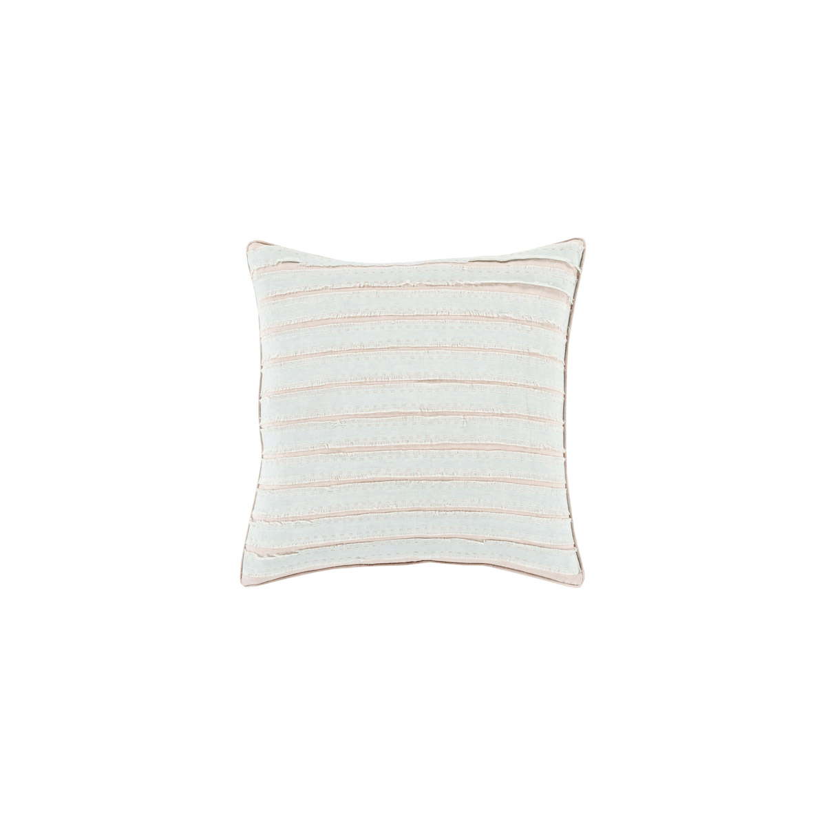 Willow 22 X 22 inch Light Gray and Taupe Throw Pillow
