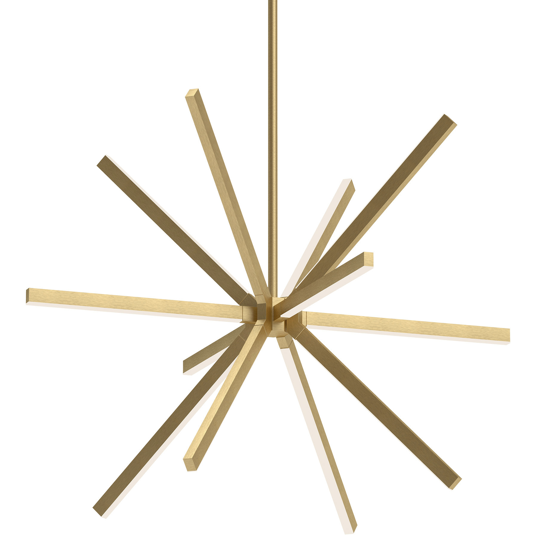 Sirius LED 46.13 inch Brushed Gold Chandelier Ceiling Light