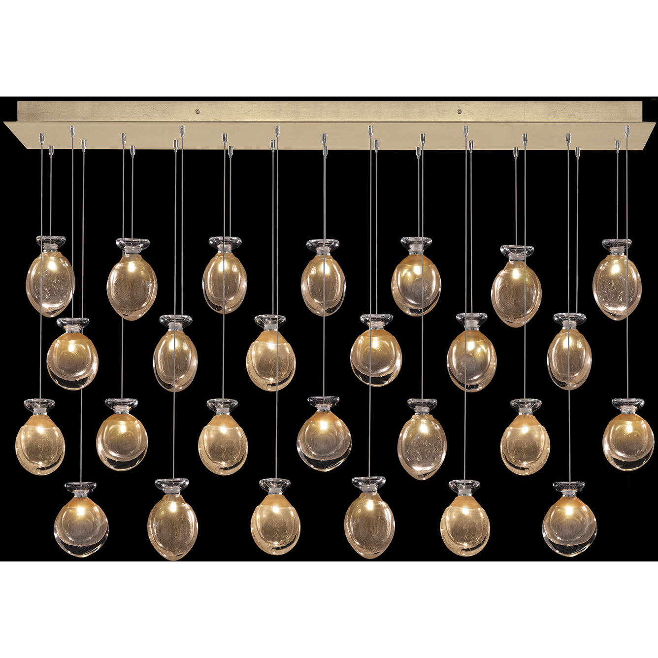 Essence 26 Light 54 inch Gold Pendant Ceiling Light