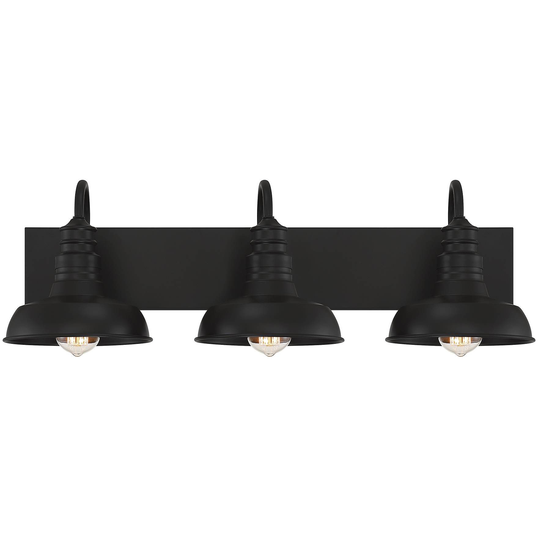 Modern Farmhouse 3 Light 28 inch Oil Rubbed Bronze Vanity Light Wall Light