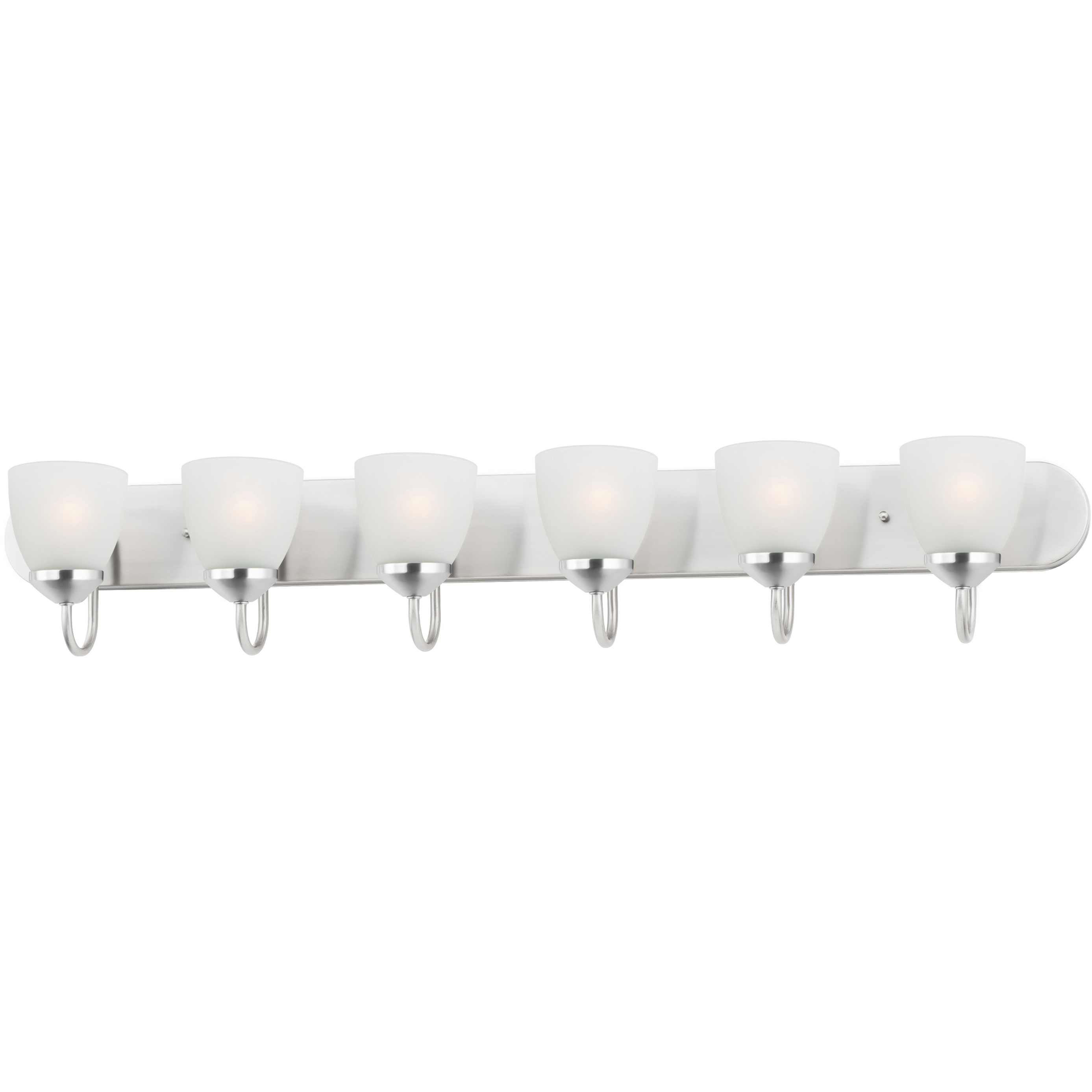 Axis 6 Light 48 inch Polished Chrome Bath Vanity Wall Light
