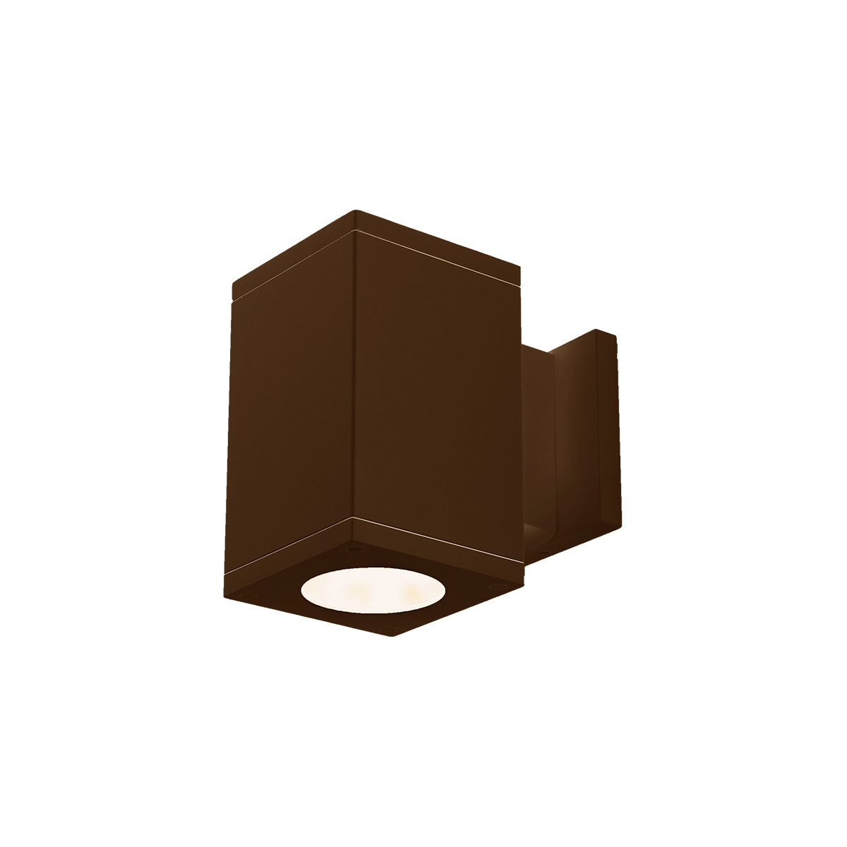 Cube Arch LED 5.5 inch Bronze Sconce Wall Light in Spot, 85, 2700K, Straight Up/Down