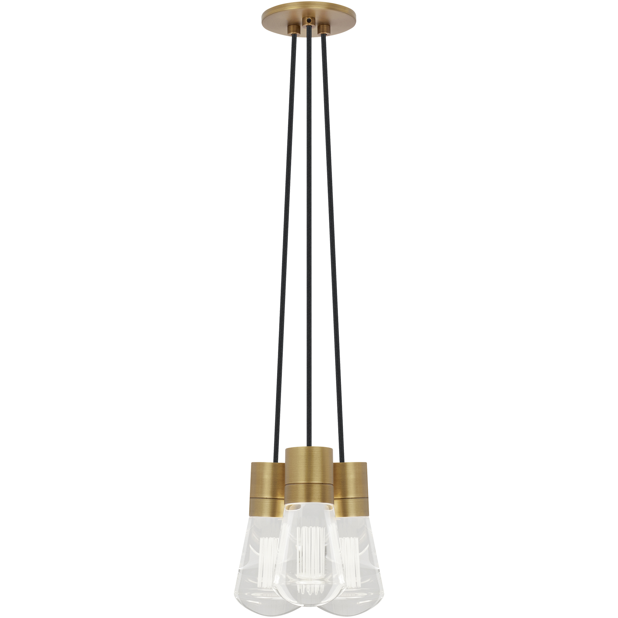 Sean Lavin Alva LED 9 inch Natural Brass Pendant Ceiling Light