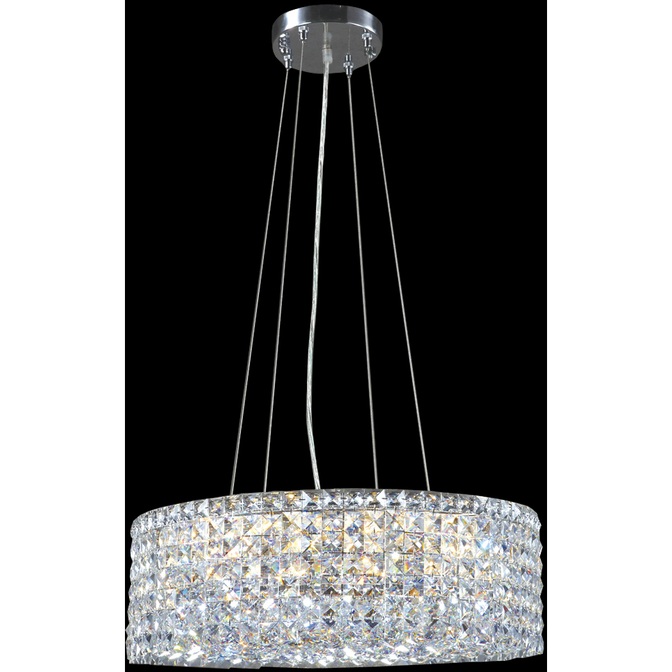 Contemporary 15 Light 20 inch Silver Chandelier Ceiling Light
