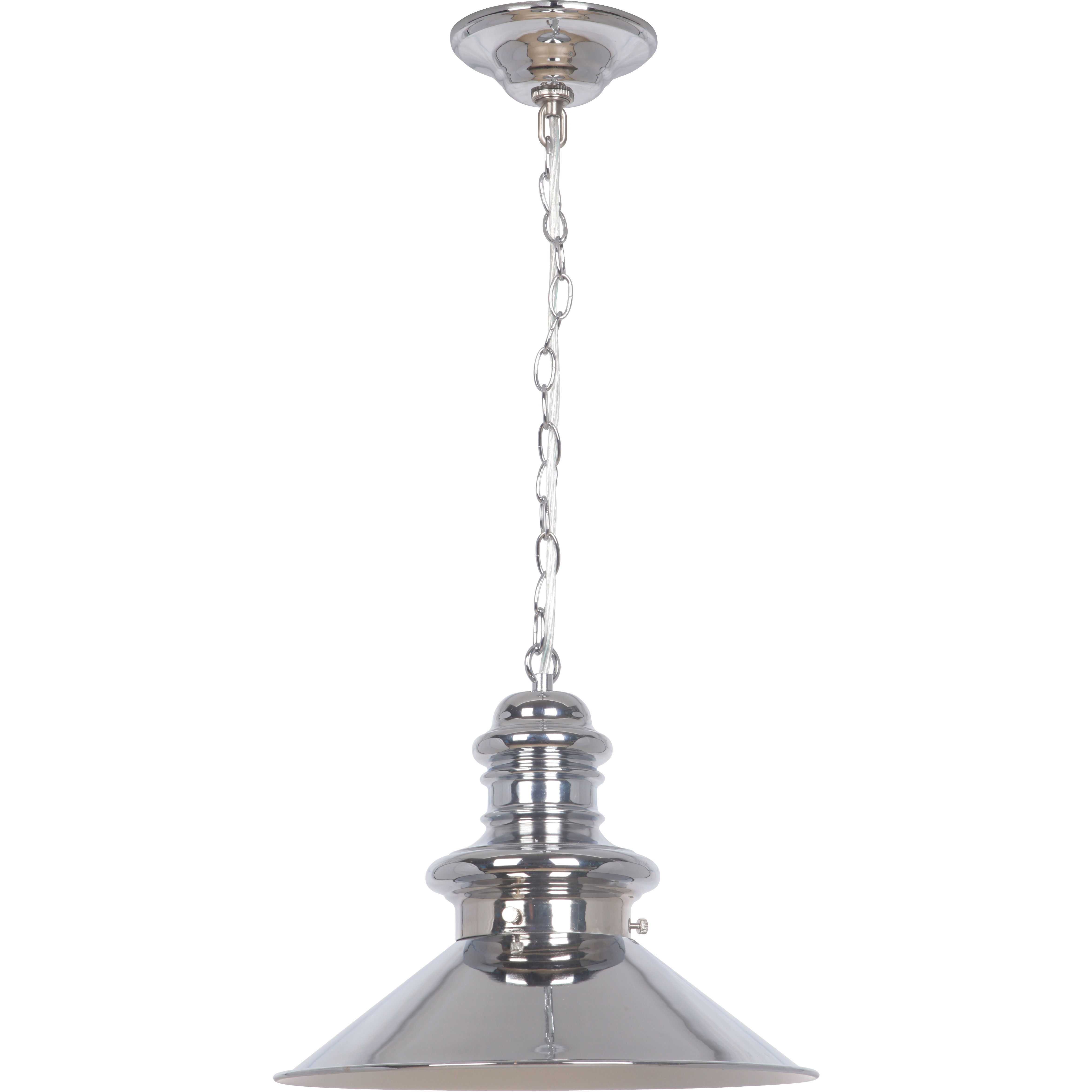 Bejamin 1 Light 13 inch Chrome Mini Pendant Ceiling Light