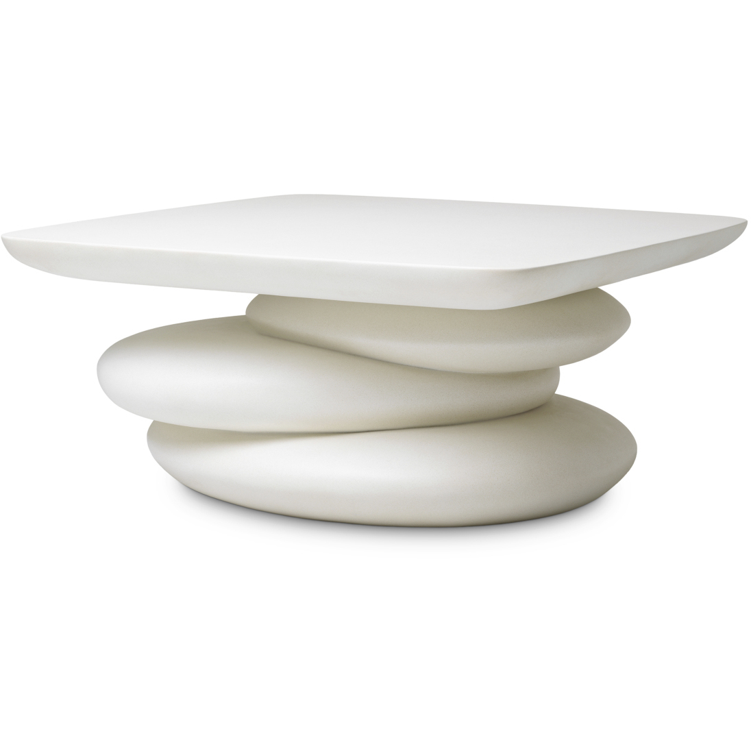 Azura 39.37 X 39.37 inch White Coffee Table
