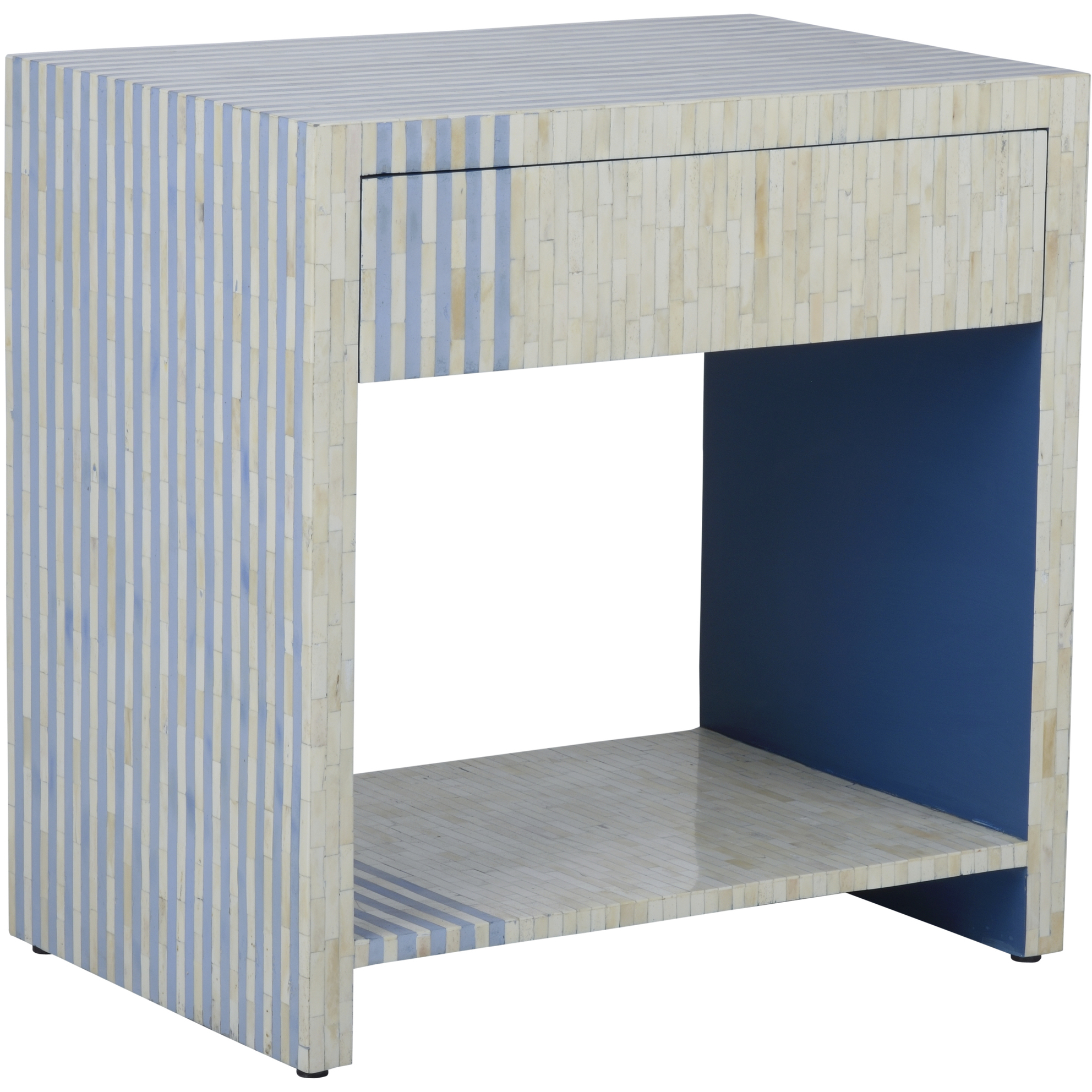 Blue Bedside Table