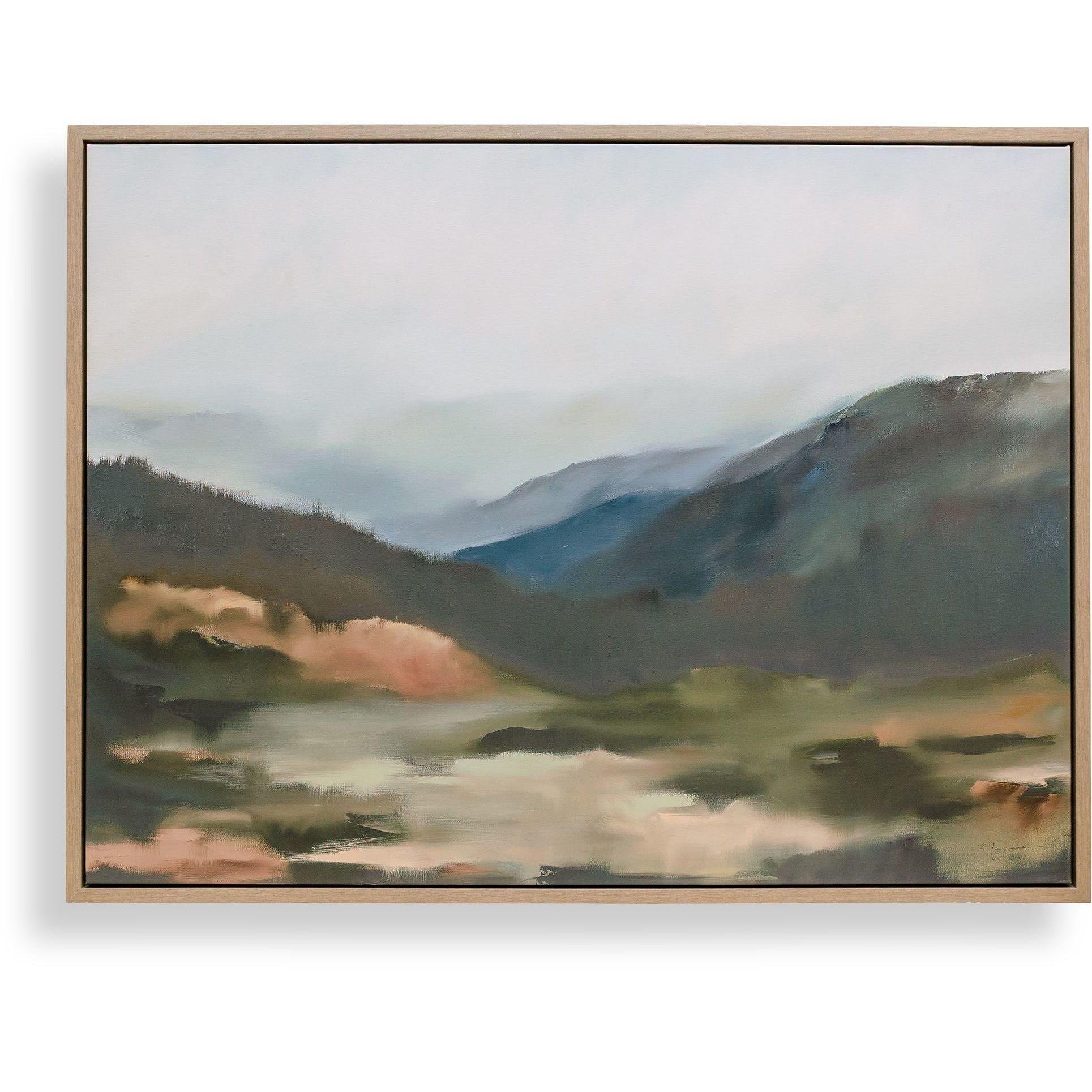 Fading Memory 41.5 X 31.5 inch Landscape Art