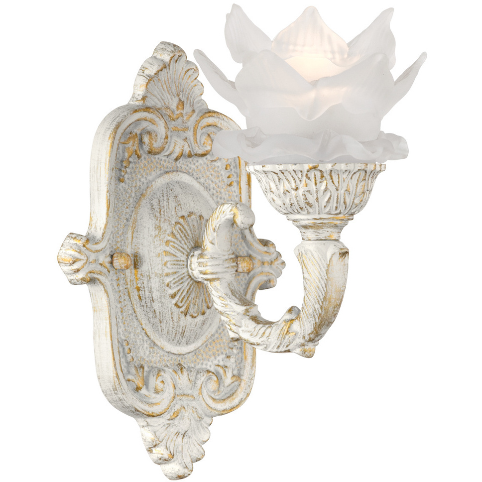 Mayfield Bath Sconce Wall Light in Antique White