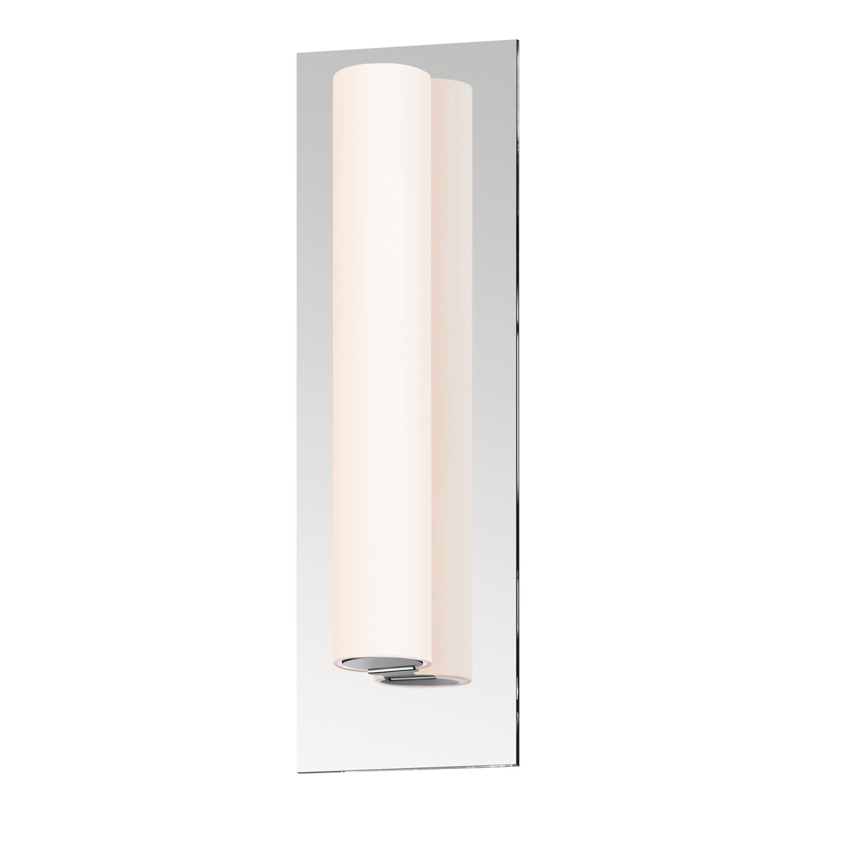 Tubo Slim LED 4.75 inch Polished Chrome Bath Sconce Wall Light in Flat