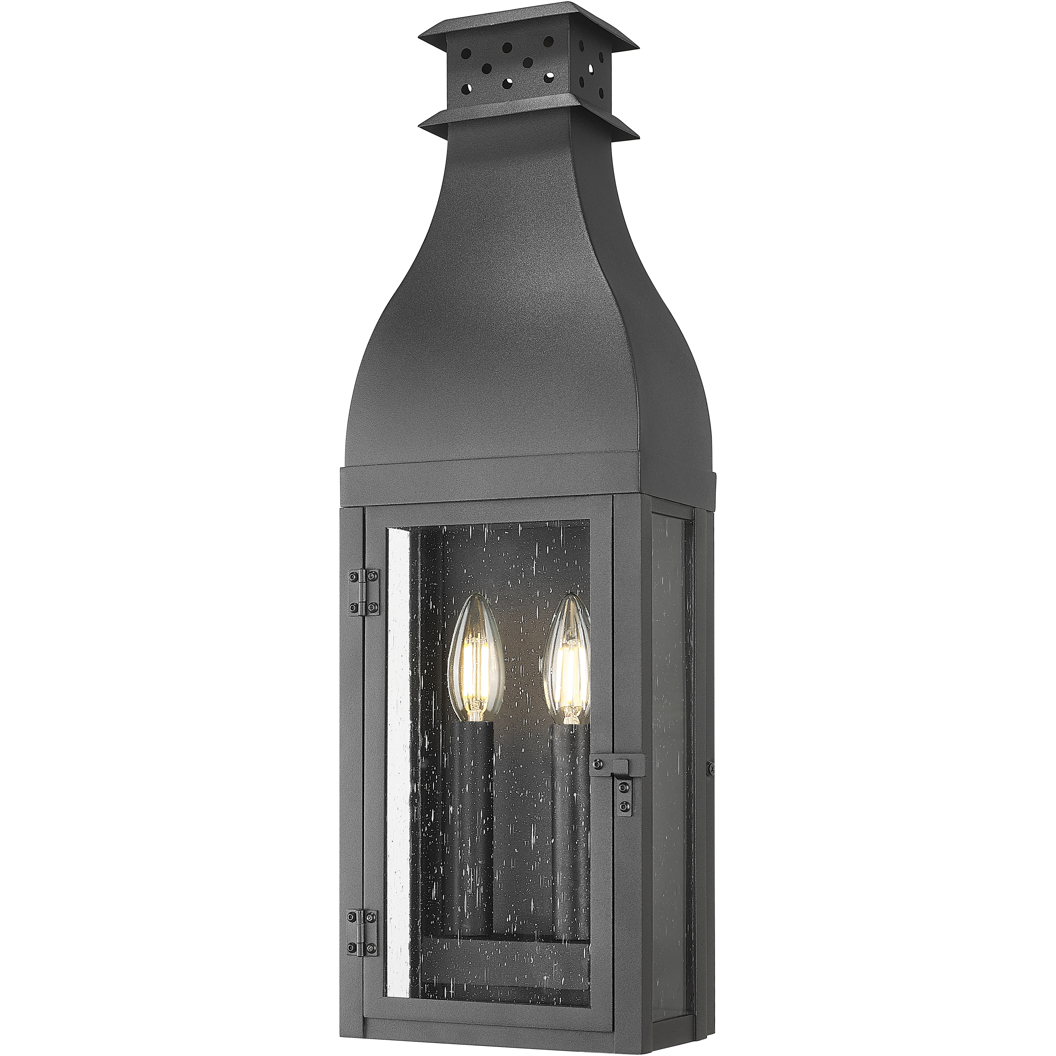 Toulouse 2 Light 22 inch Sand Black Outdoor Wall Light