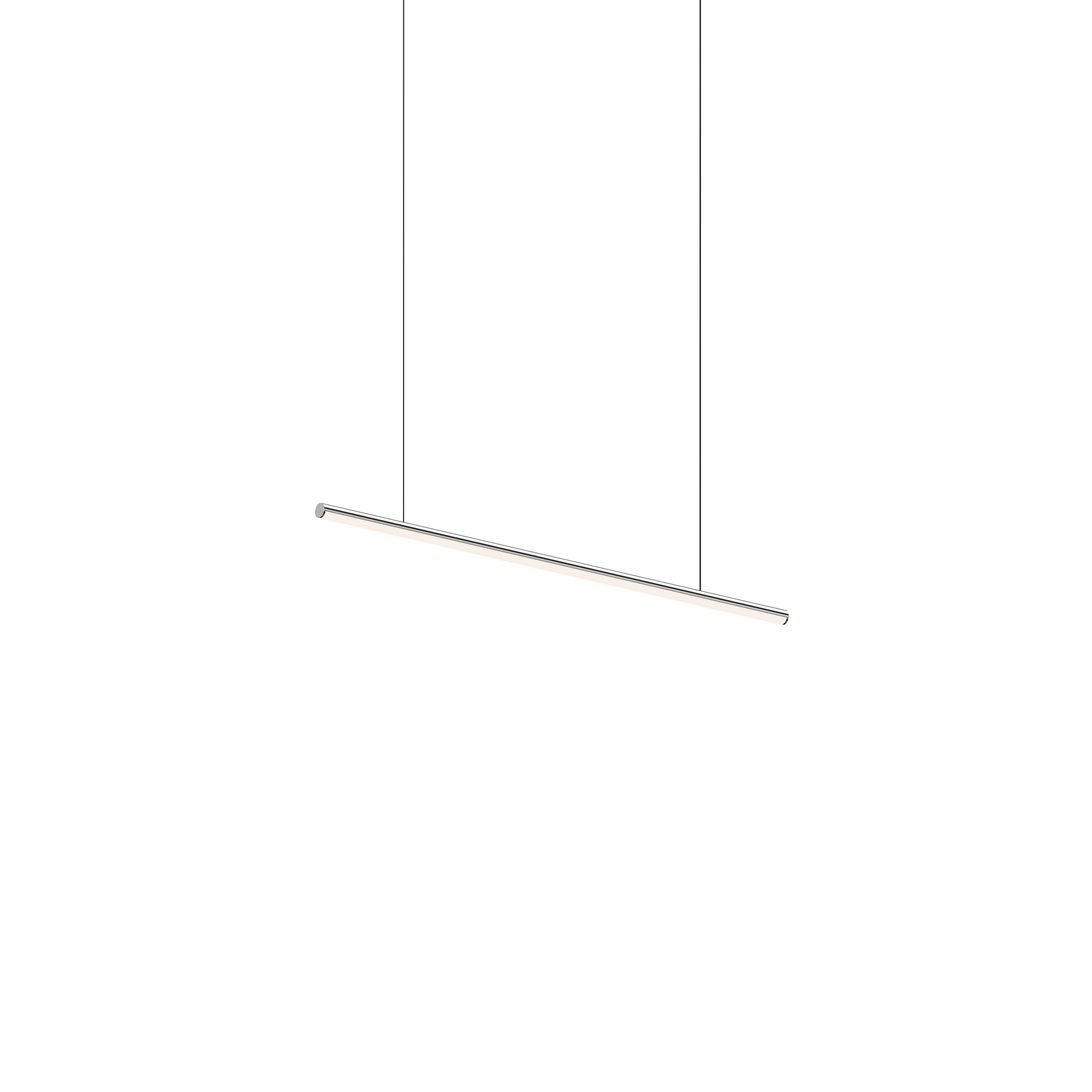 Fino LED 34 inch Polished Chrome Linear Pendant Ceiling Light in 3000K