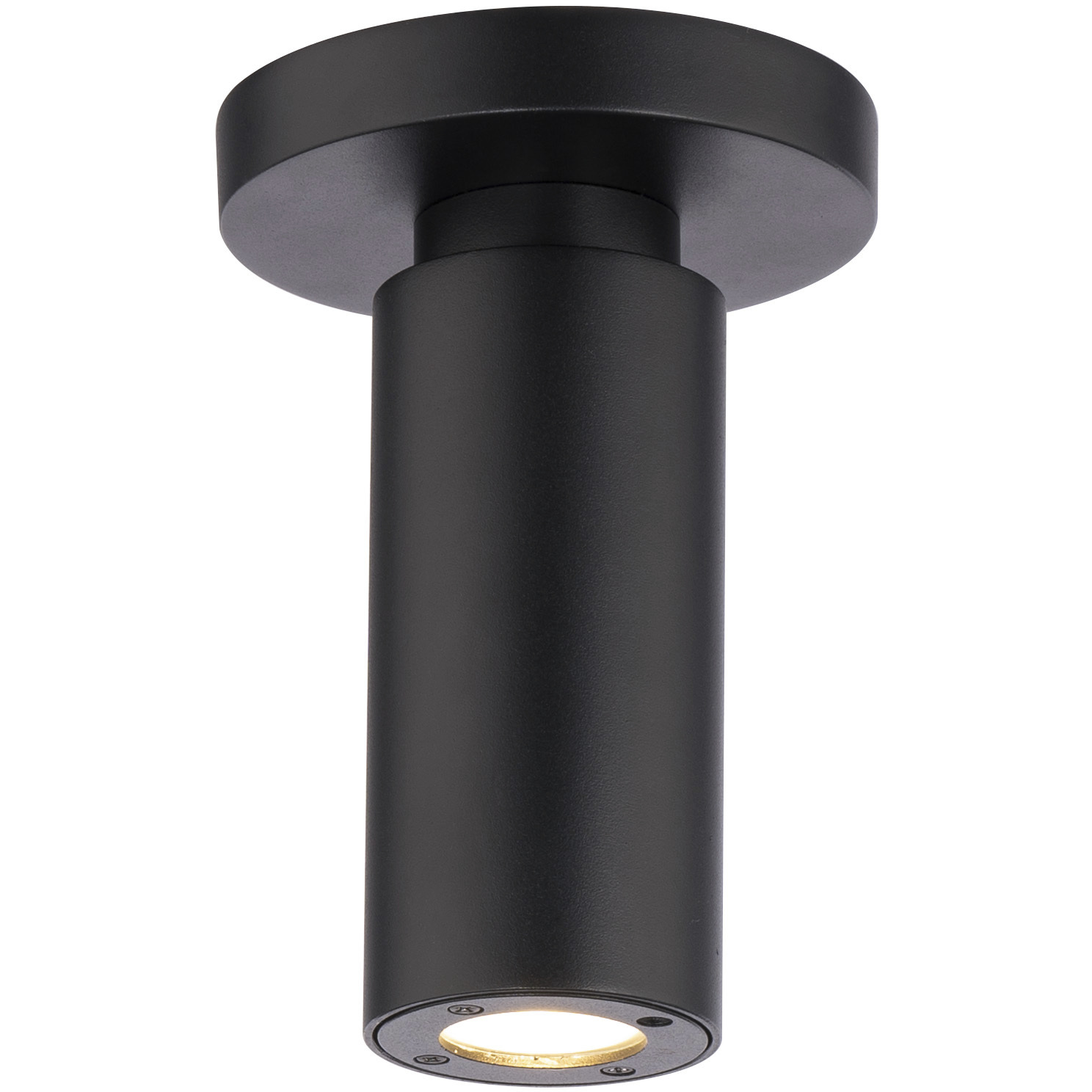 Caliber LED 2.63 inch Black Flush Mount Ceiling Light, dweLED