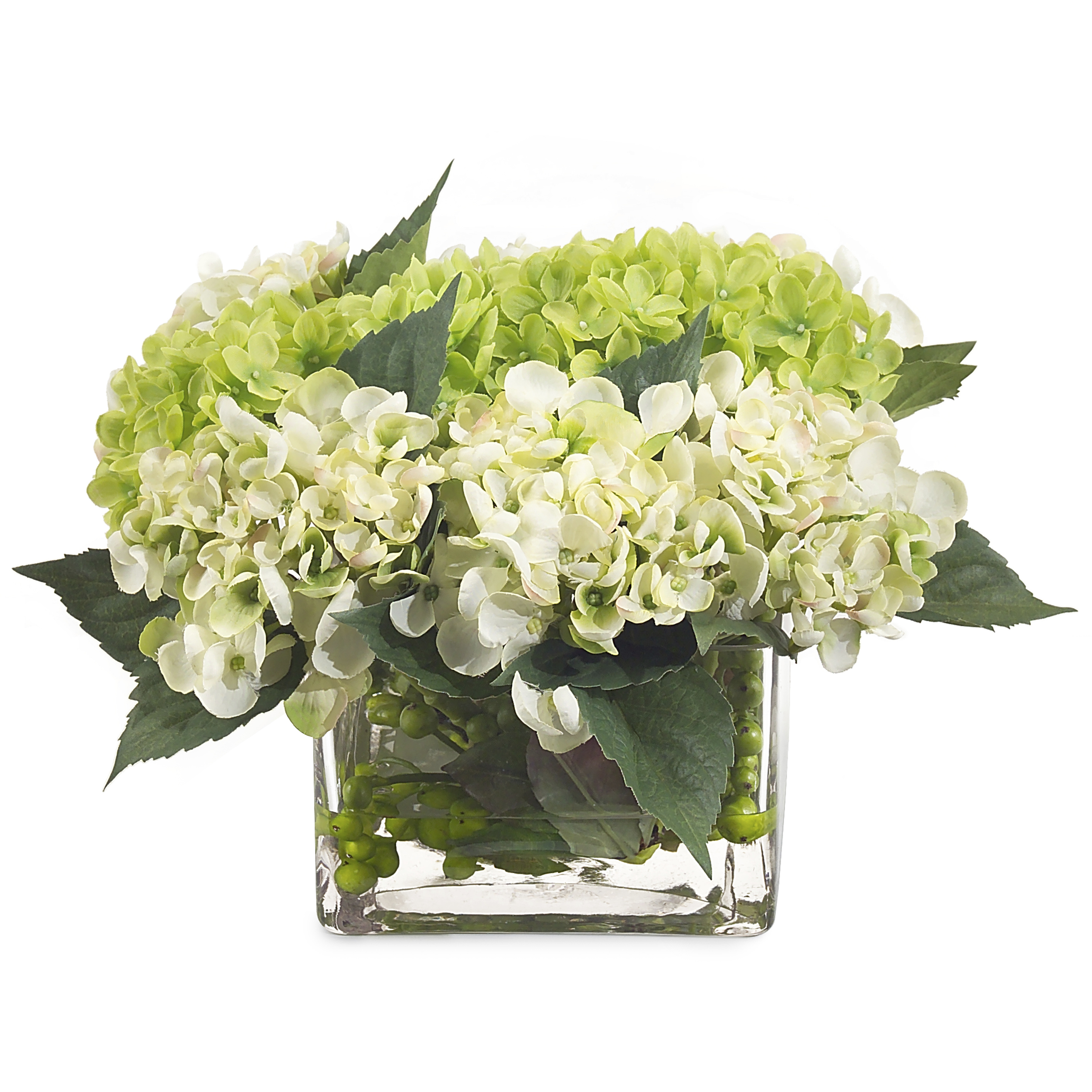 John-Richard Hydrangea Decorative Flower JRB-3030W - Open Box