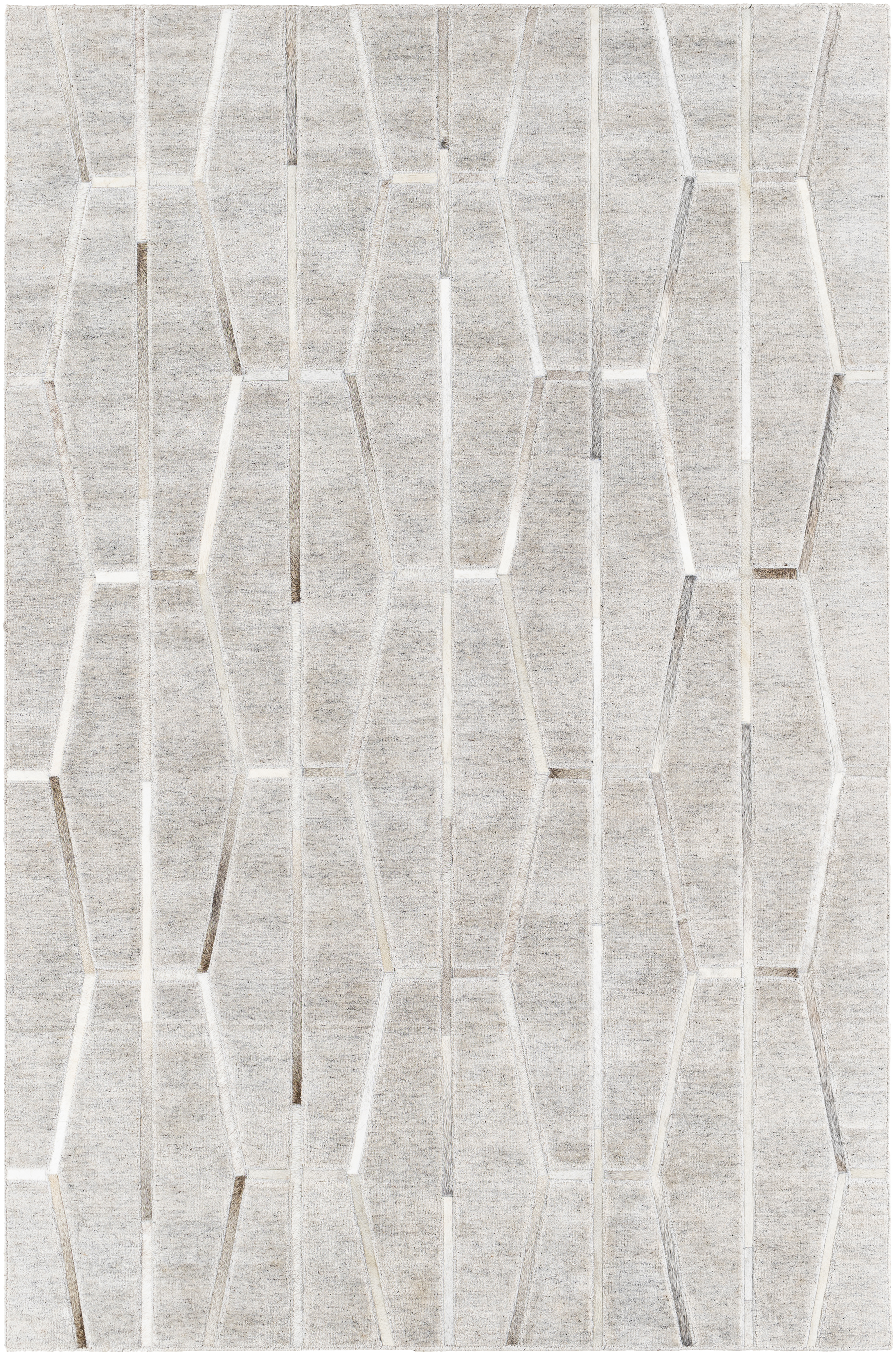 Eloquent 120 X 96 inch Light Gray Rug in 8 x 10, Rectangle