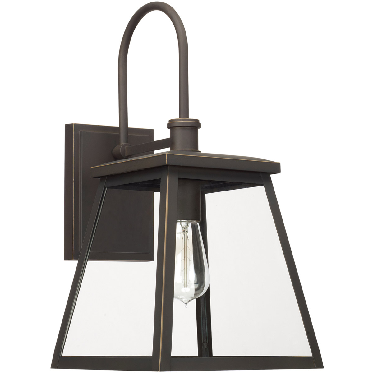 Belmore 1 Light 18.25 inch Oiled Bronze Outdoor Wall Lantern