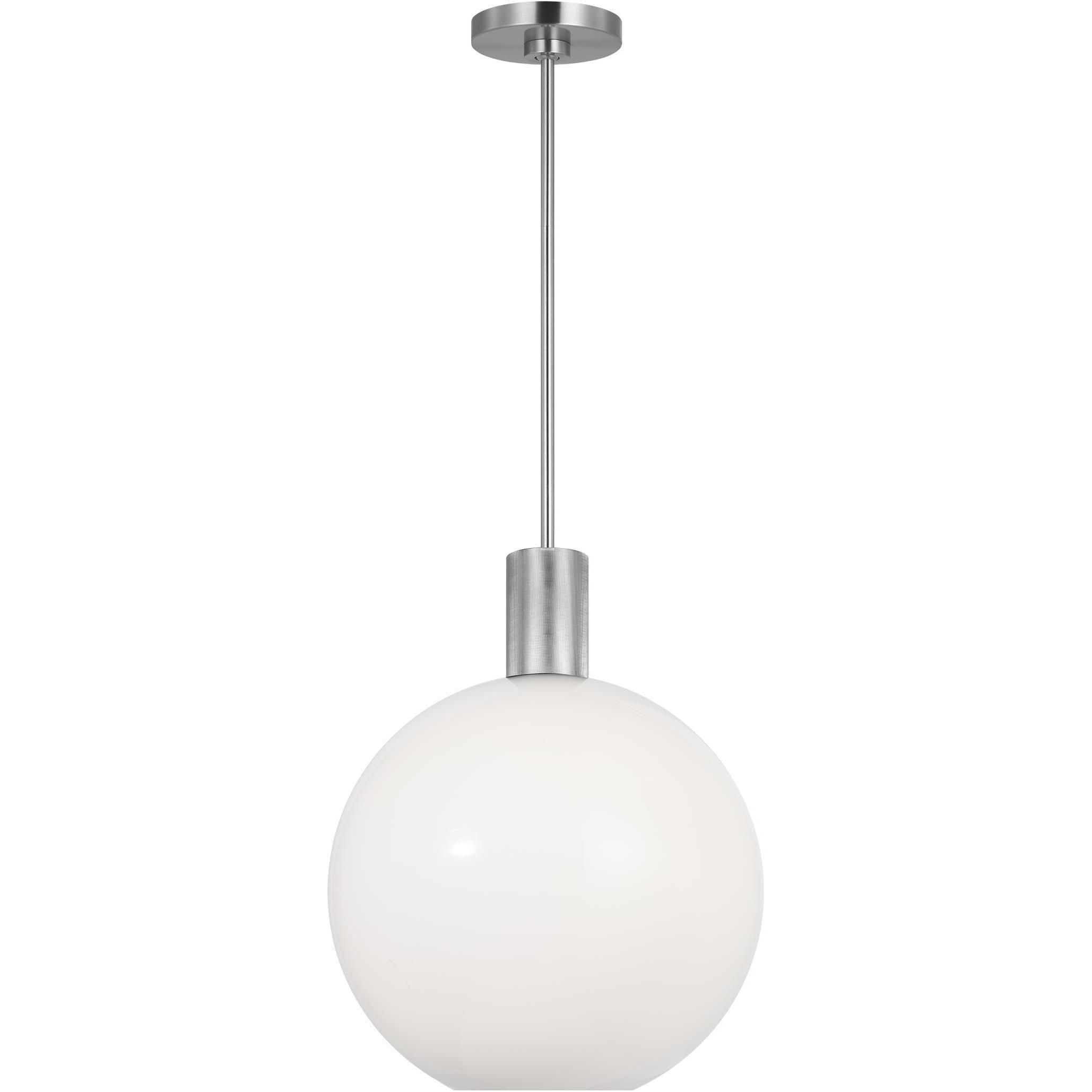 Drew & Jonathan Colewood 1 Light 15.5 inch Brushed Nickel Pendant Ceiling Light, Medium