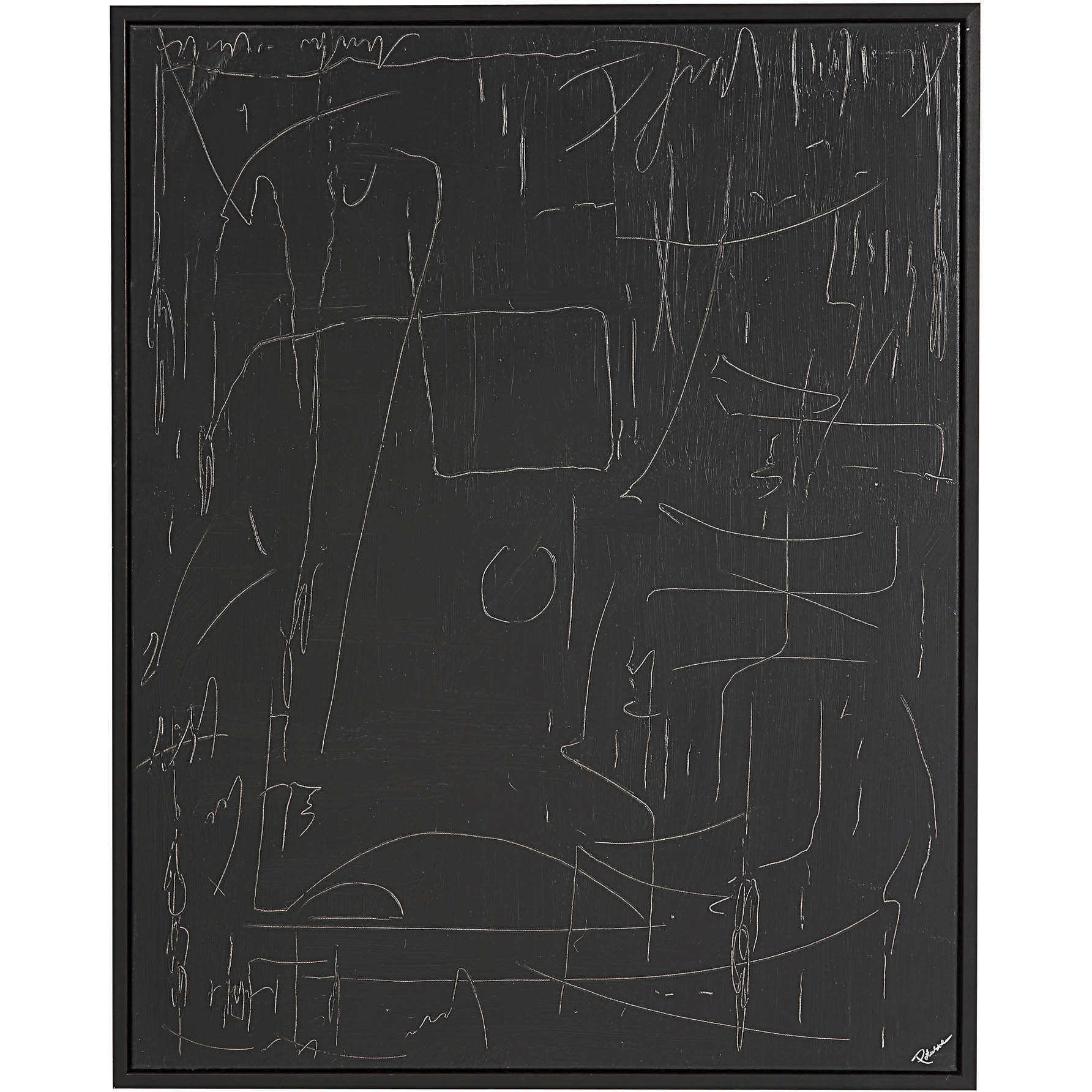 Haiku Black Canvas Art