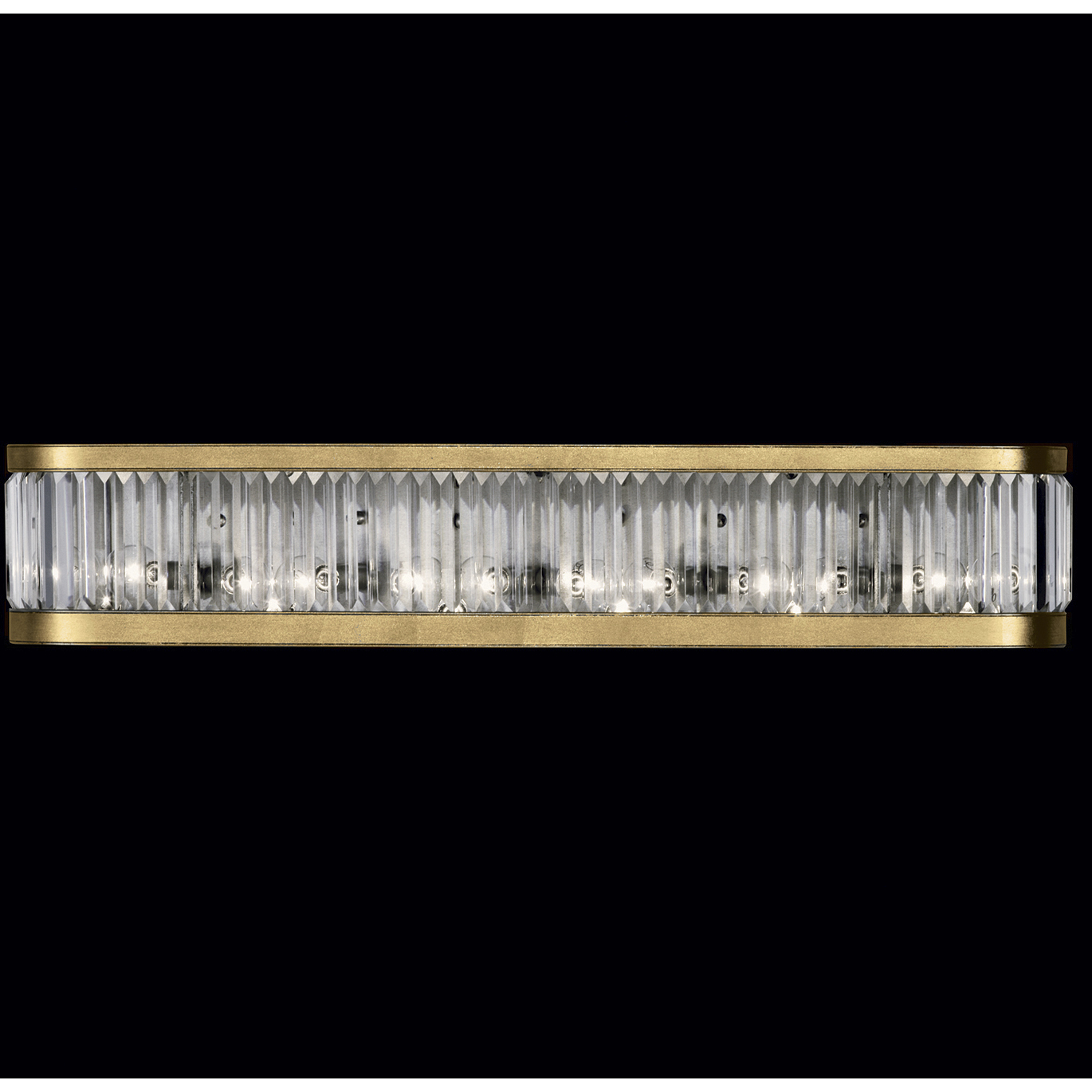 Crystal Enchantment 6 Light 38 inch Gold Sconce Wall Light