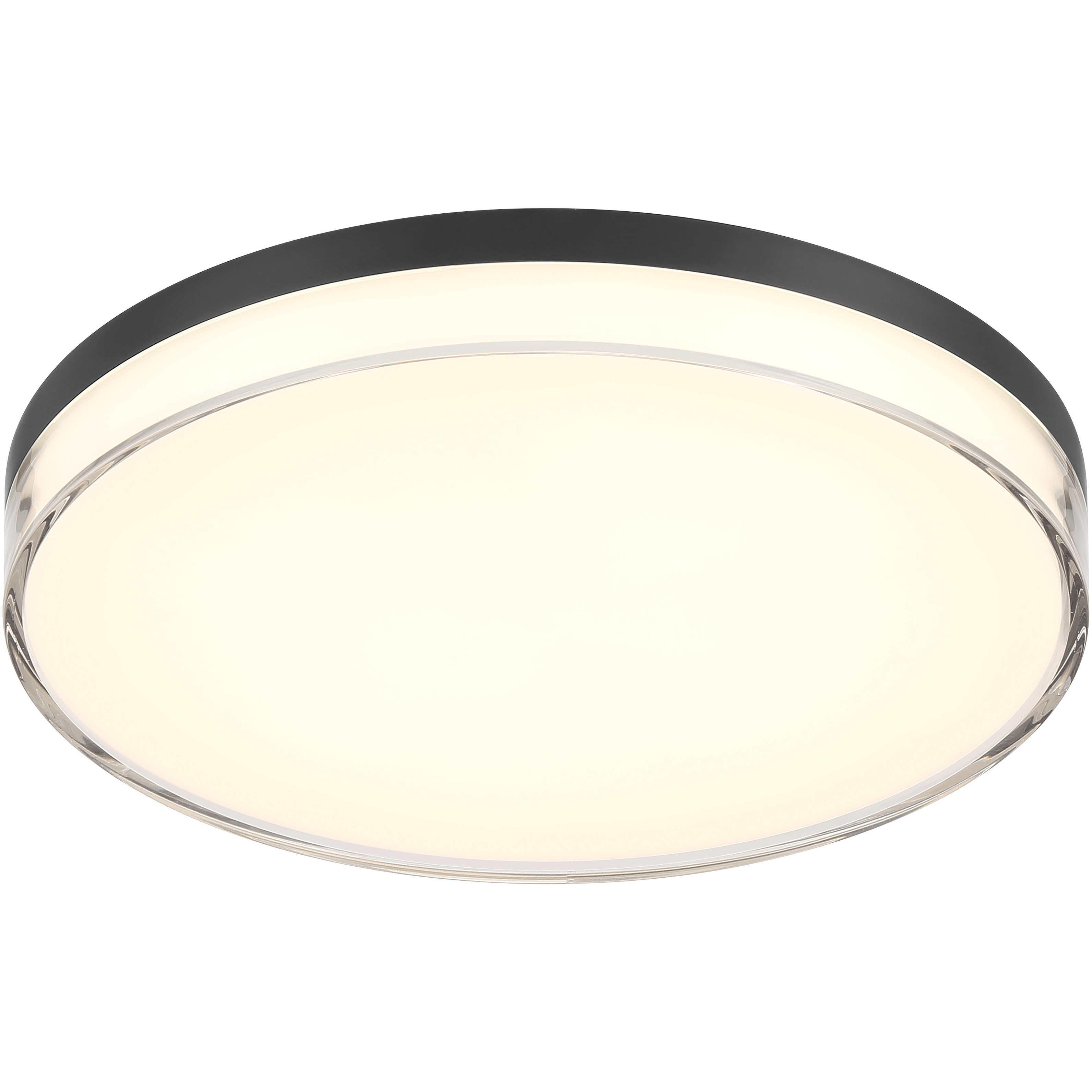 Vantage LED 11 inch Coal Flush Mount Ceiling Light, Outdoor