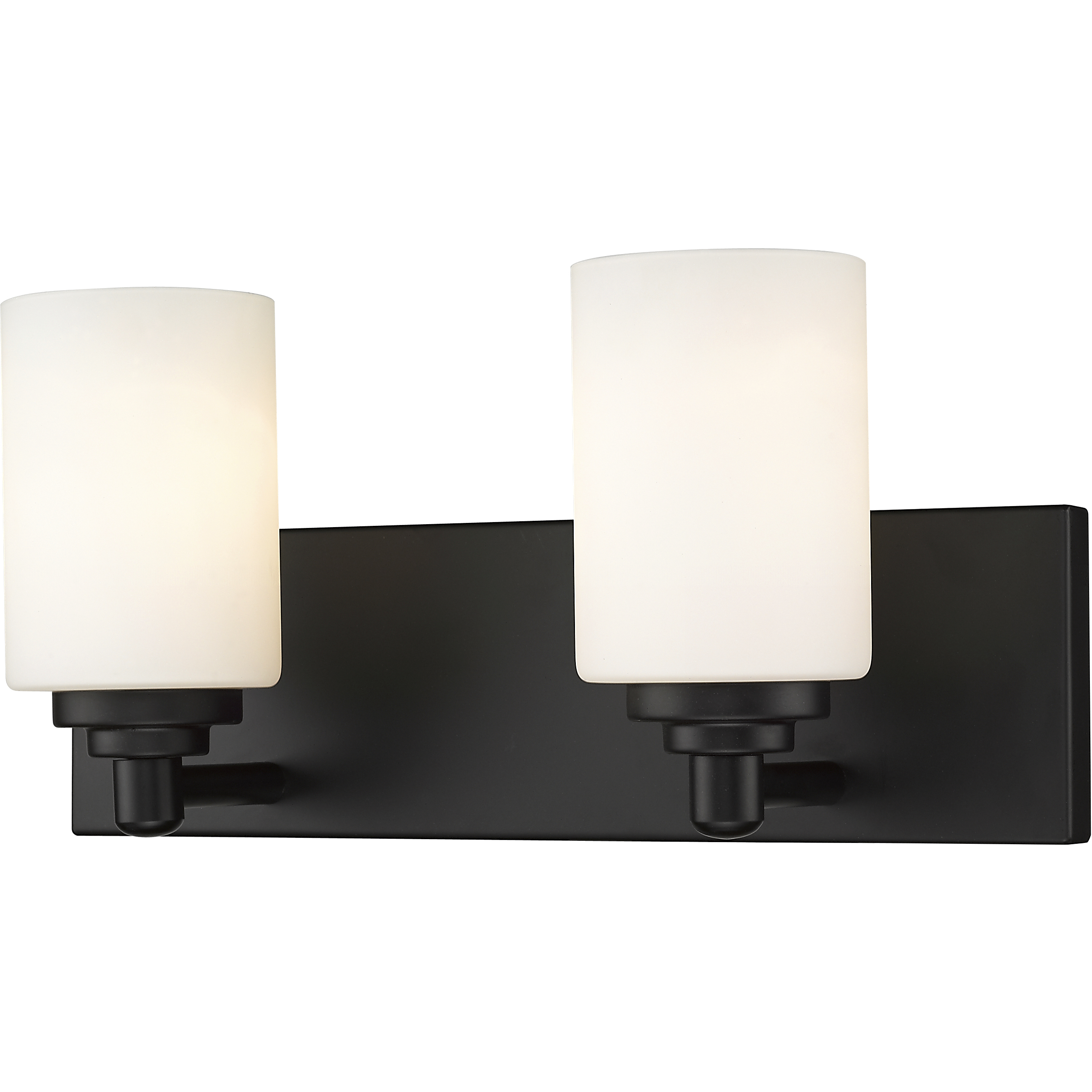 Soledad 2 Light 16.25 inch Matte Black Vanity Wall Light