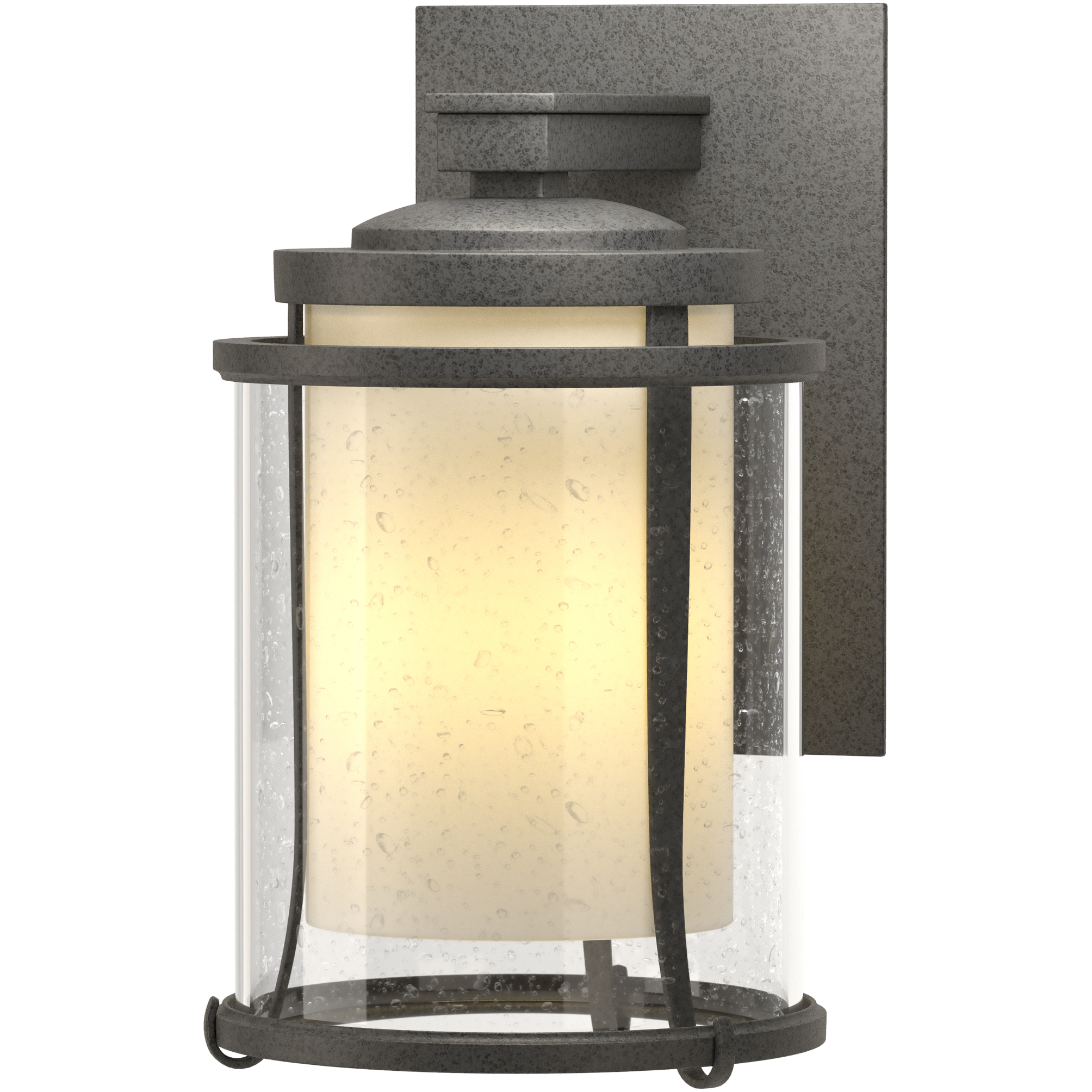 Meridian 1 Light 10.3 inch Coastal Natural Iron Outdoor Sconce, Small - Open Box