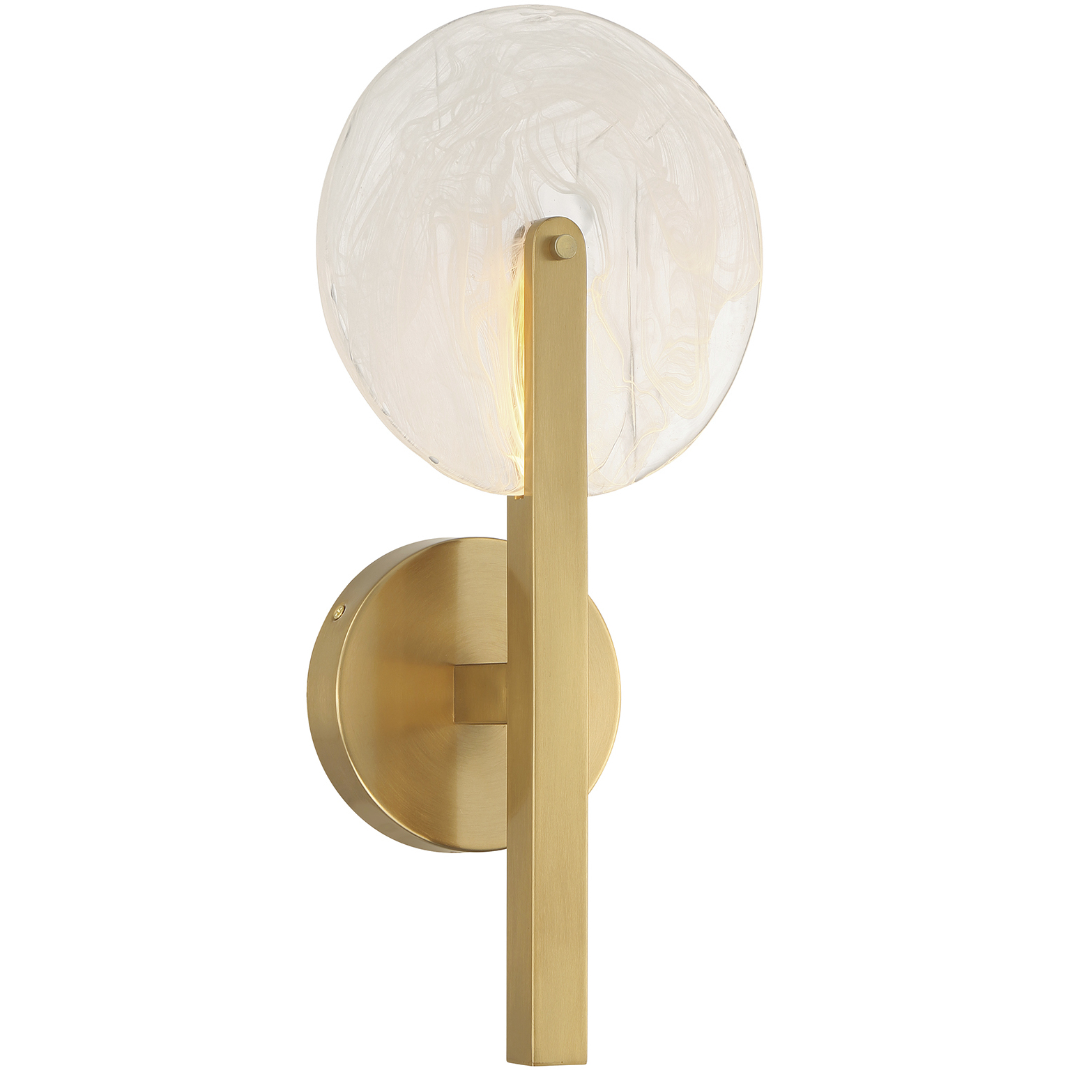 Ainslie LED 8 inch Warm Brass Sconce Wall Light