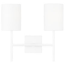 Barbara Barry Key 2 Light 16 inch Matte White Sconce Wall Light