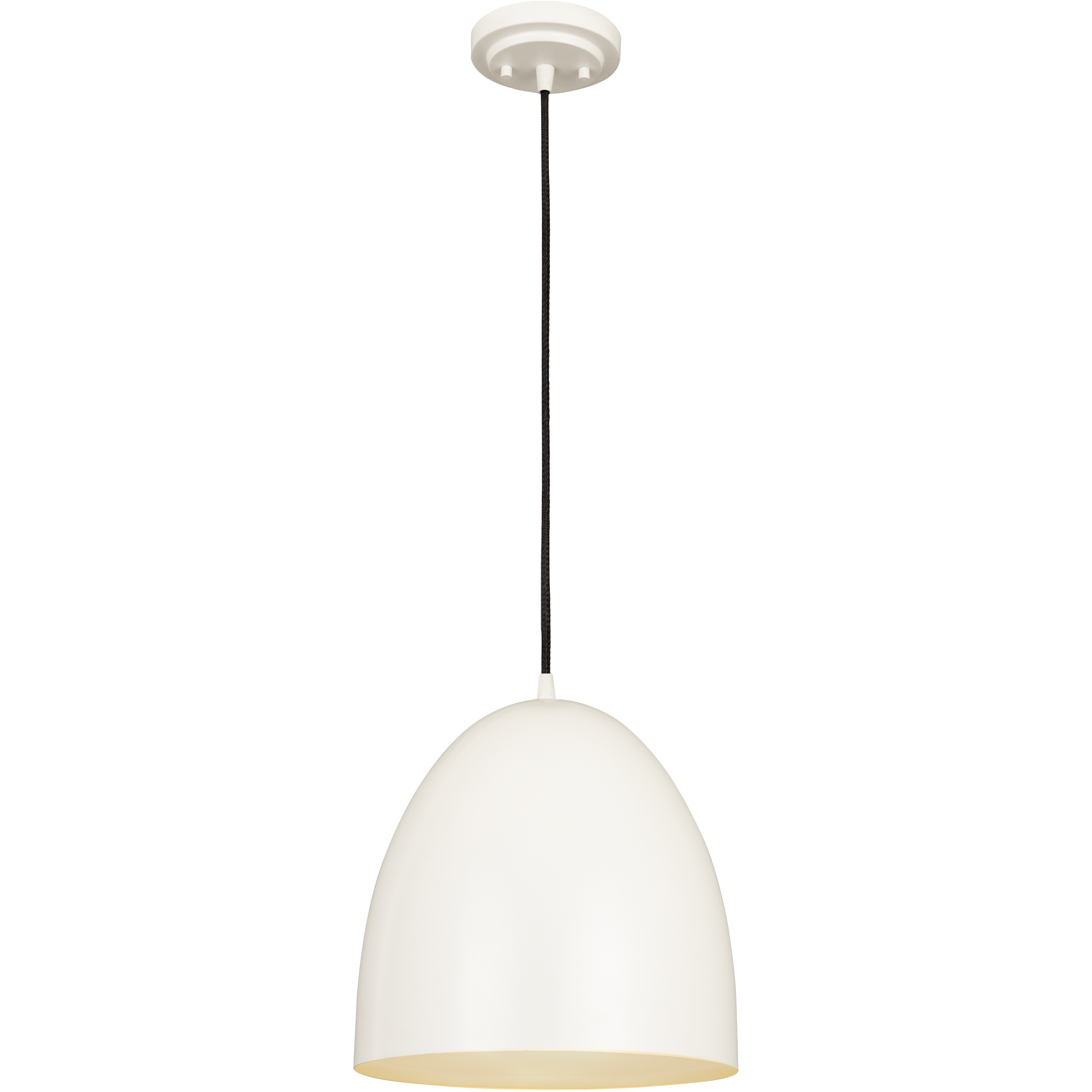 Z-Studio 1 Light 12 inch Satin White Pendant Ceiling Light in Matte White
