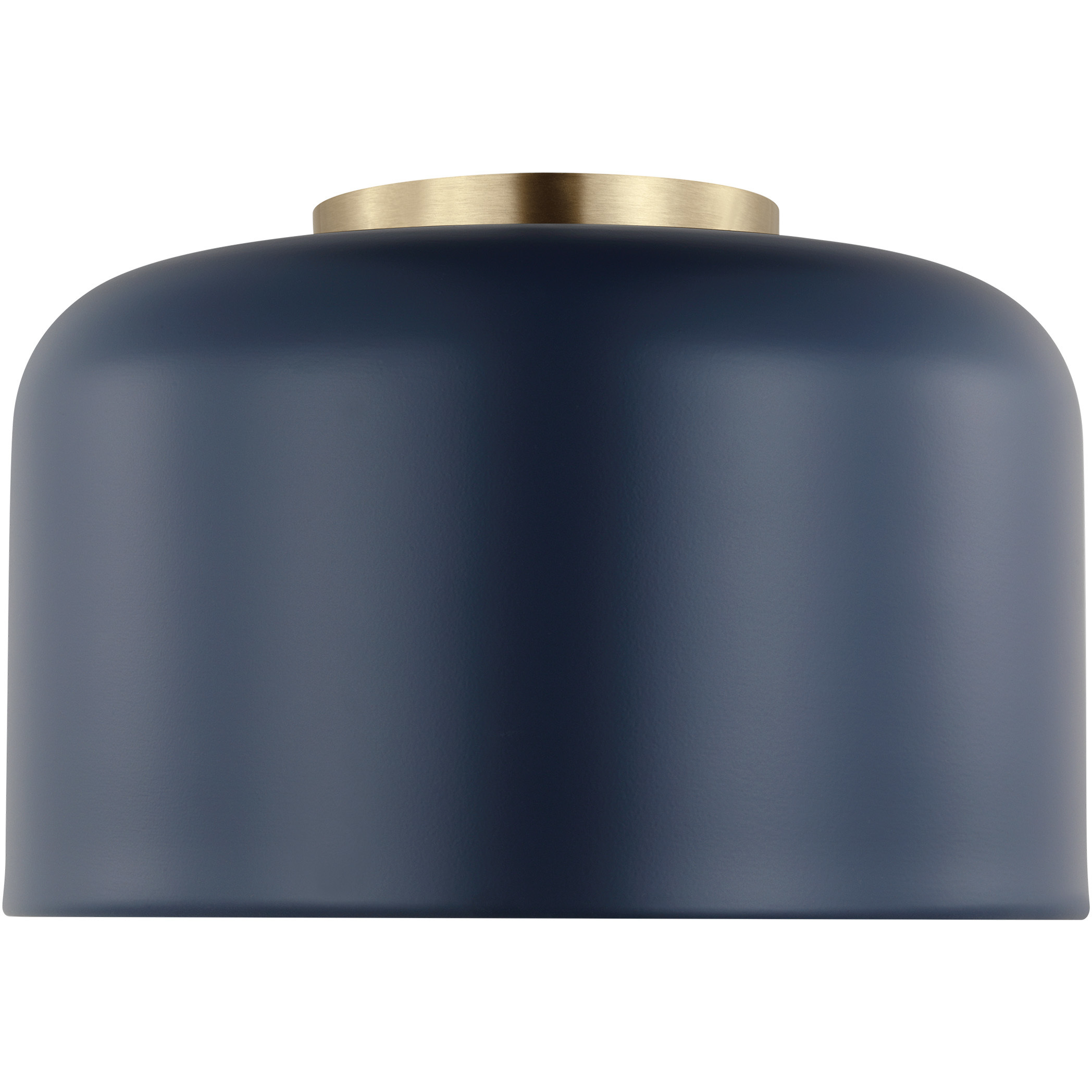 Malone 1 Light 10.75 inch Navy Ceiling Flush Mount Ceiling Light
