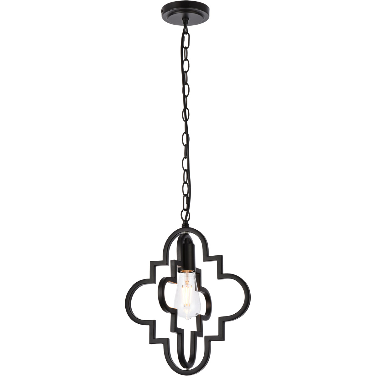 Sandara 1 Light 11 inch Black Pendant Ceiling Light