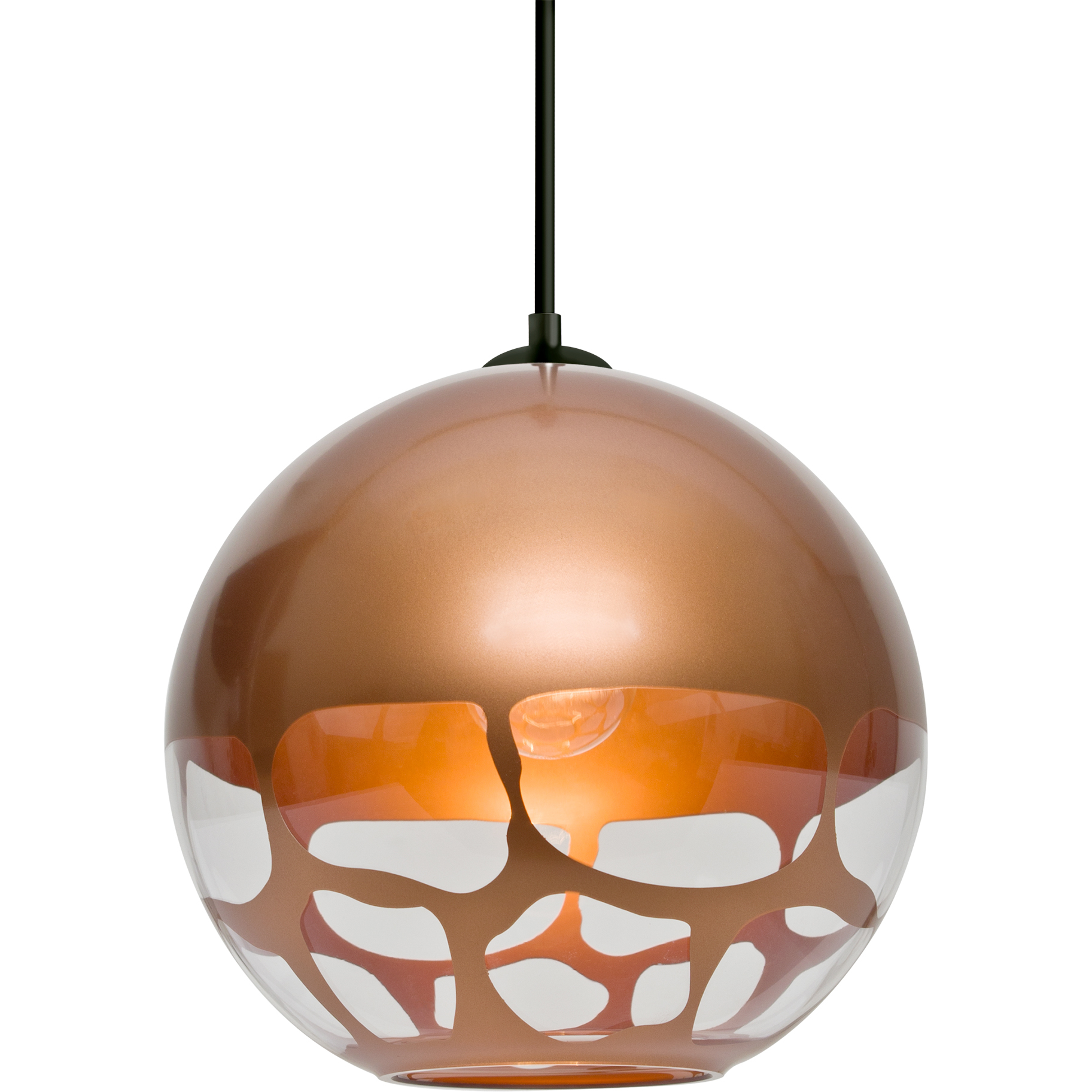 Rocky LED Black Cord Pendant Ceiling Light